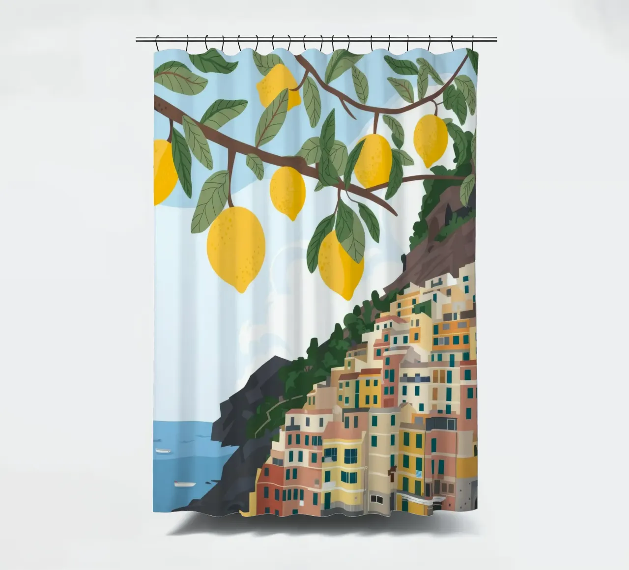 Lemon Grove Haven tenda da doccia da Nebula Verse