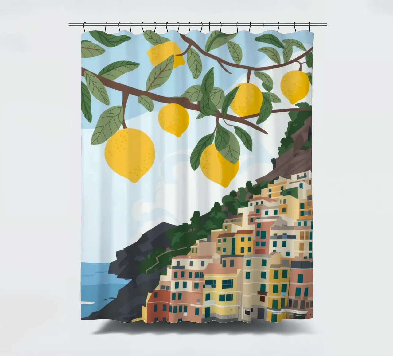 Lemon Grove Haven tenda da doccia da Nebula Verse