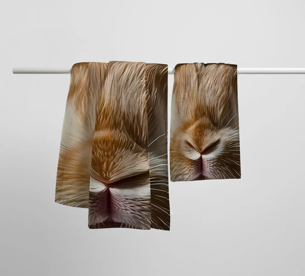 Konijntje met wc-papier badhanddoek van Adrian Patel