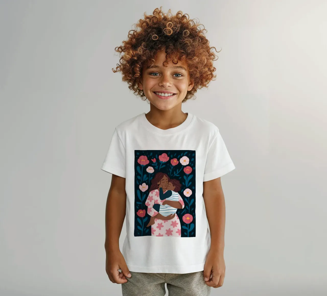 L'étreinte de la mère t-shirt enfant de Nebula Verse