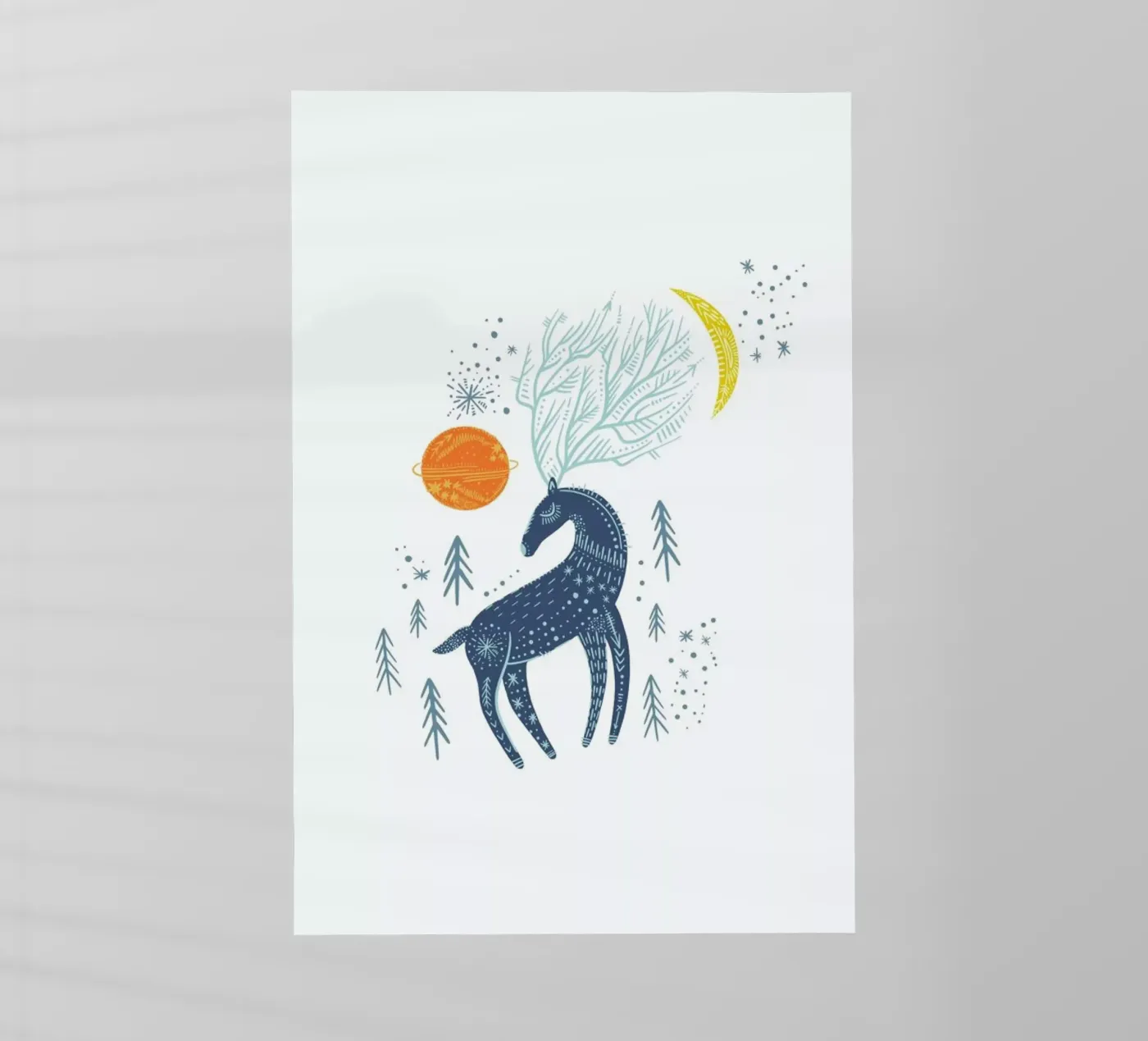 Winter Magic backlit folie van Little Flourishes