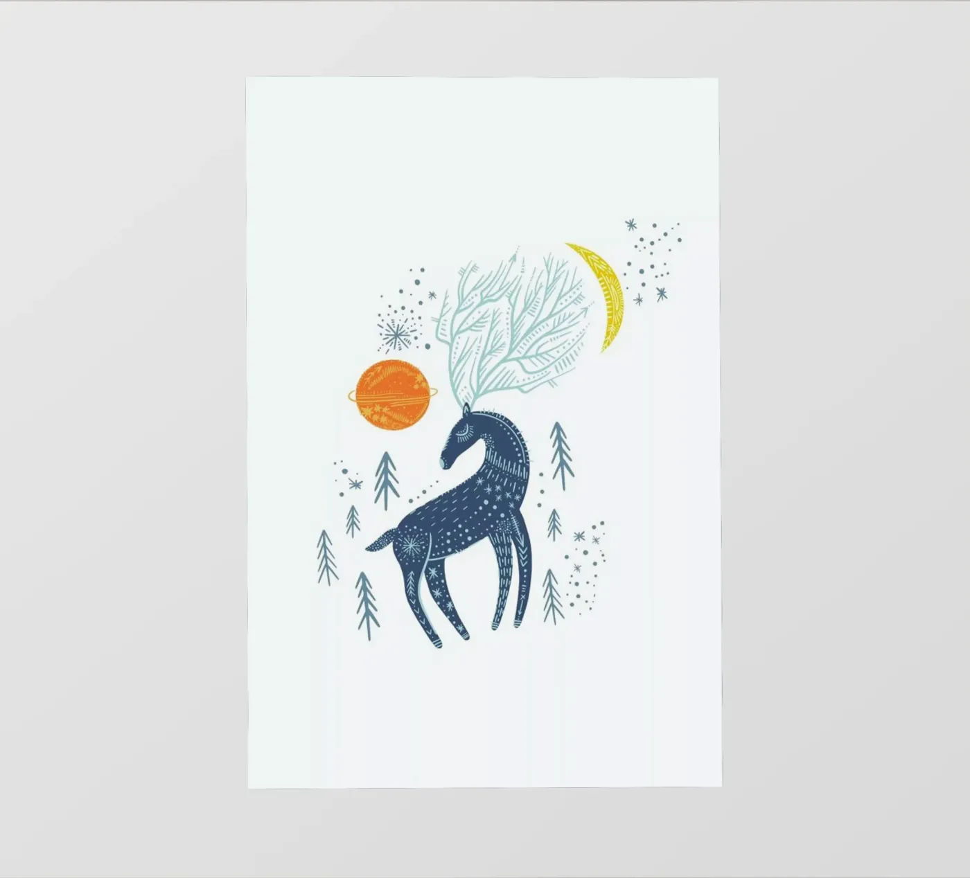 Winter Magic backlit folie van Little Flourishes