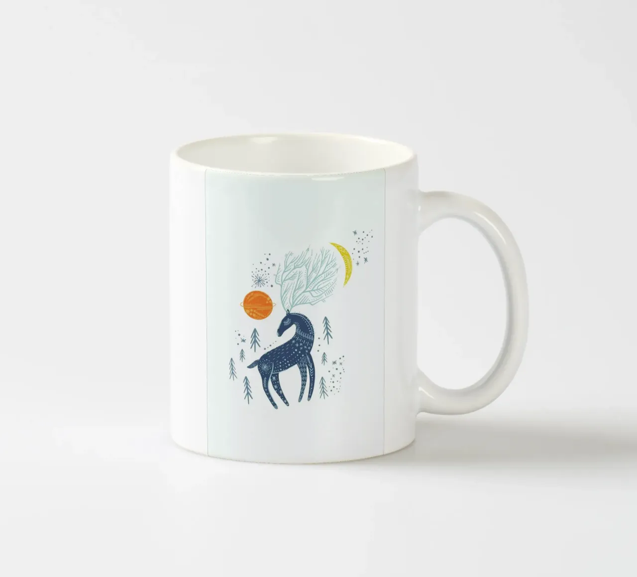 Winter Magic ceramic mug by Little Flourishes