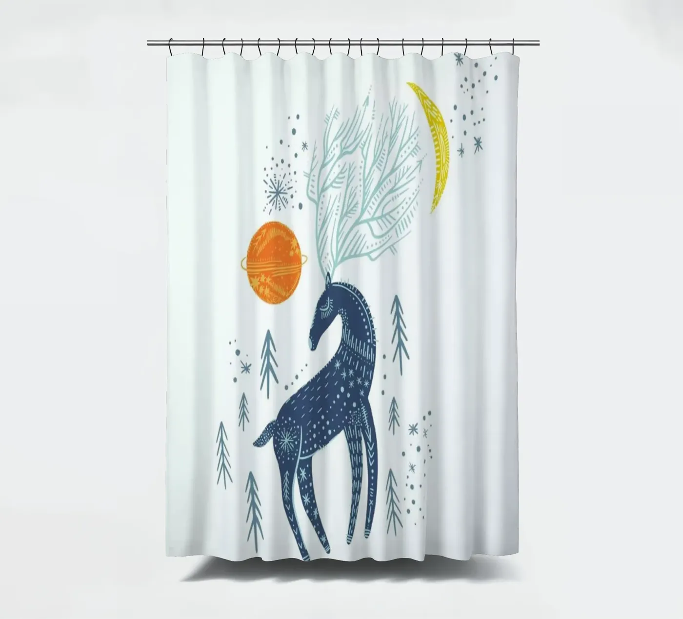 Winter Magic Duschvorhang von Little Flourishes