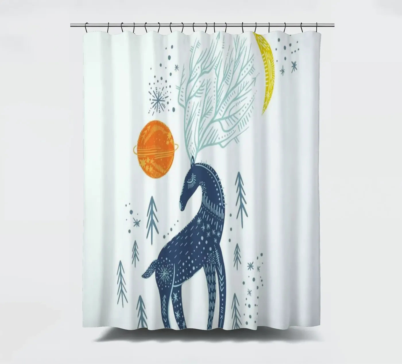 Winter Magic Duschvorhang von Little Flourishes