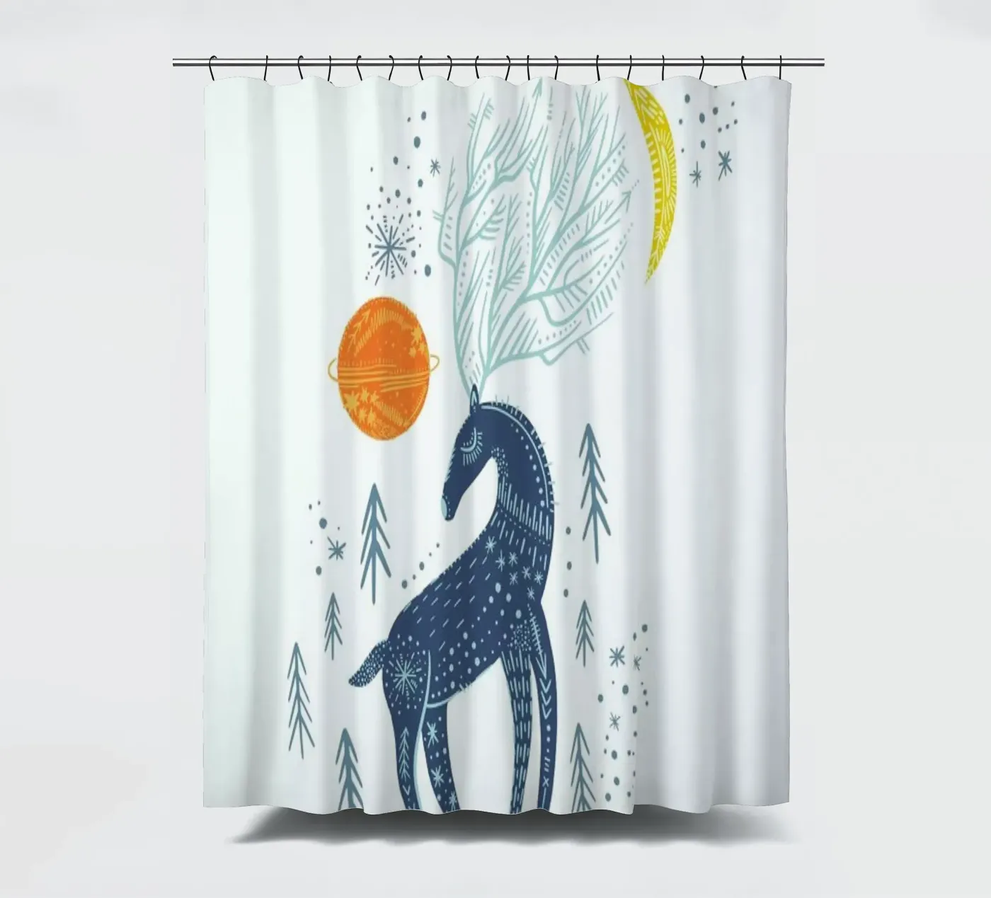 Winter Magic Duschvorhang von Little Flourishes