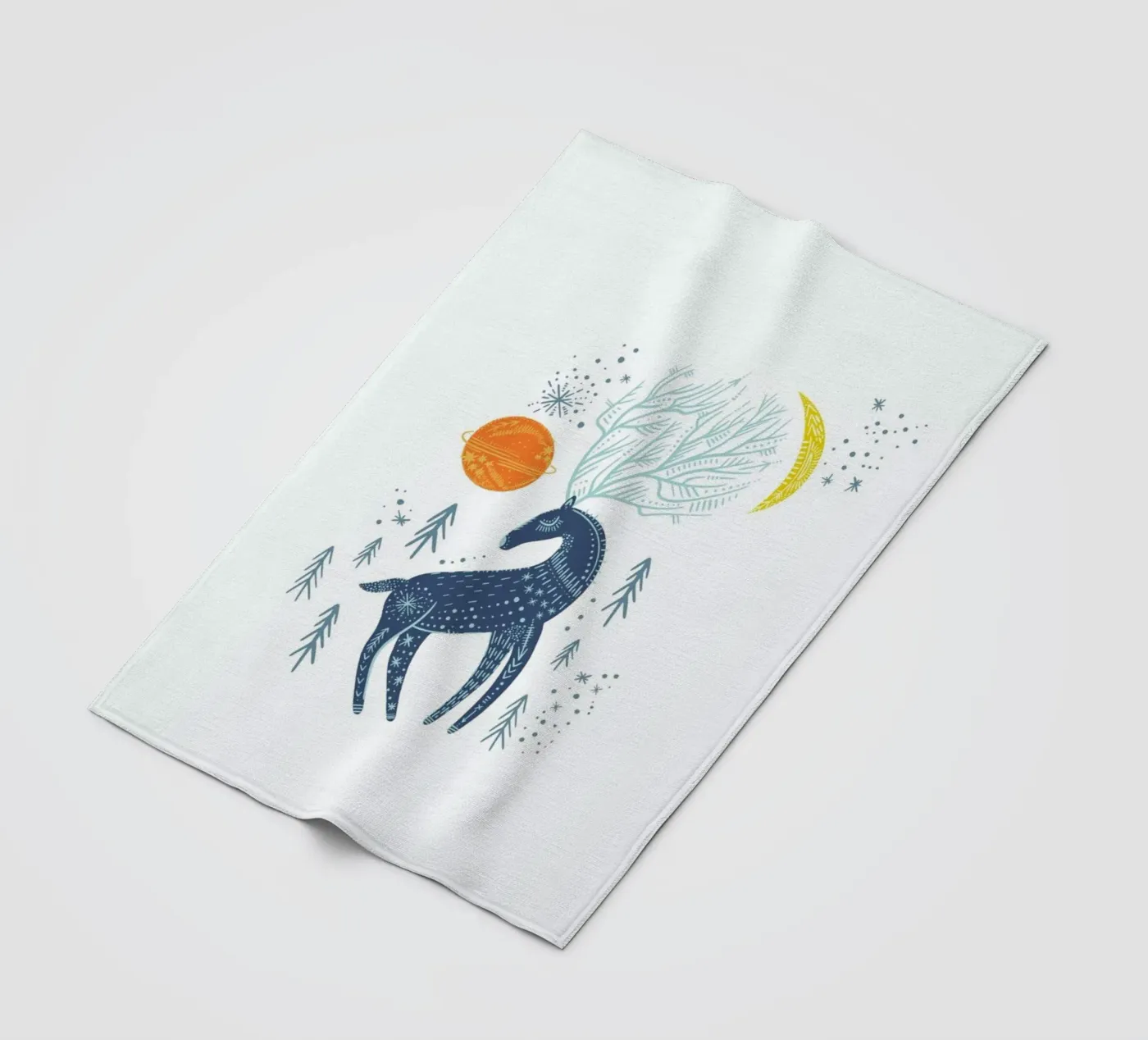 Winter Magic fleece blanket by Little Flourishes