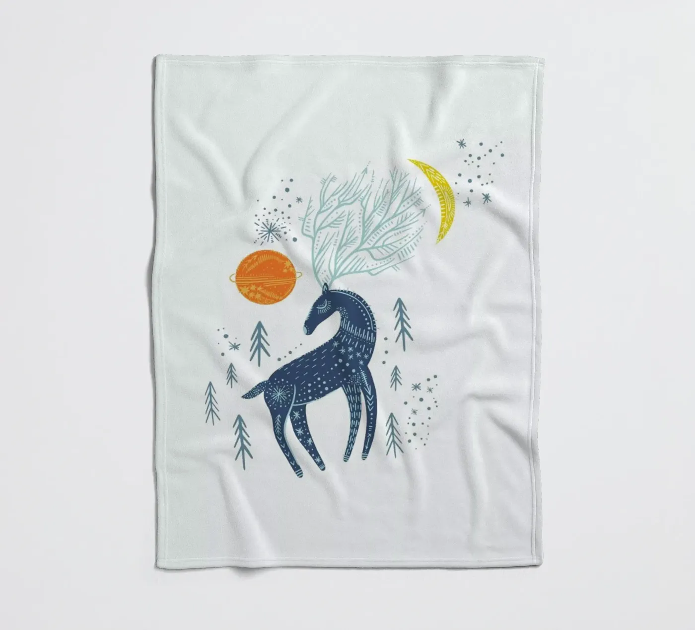 Winter Magic fleece blanket by Little Flourishes