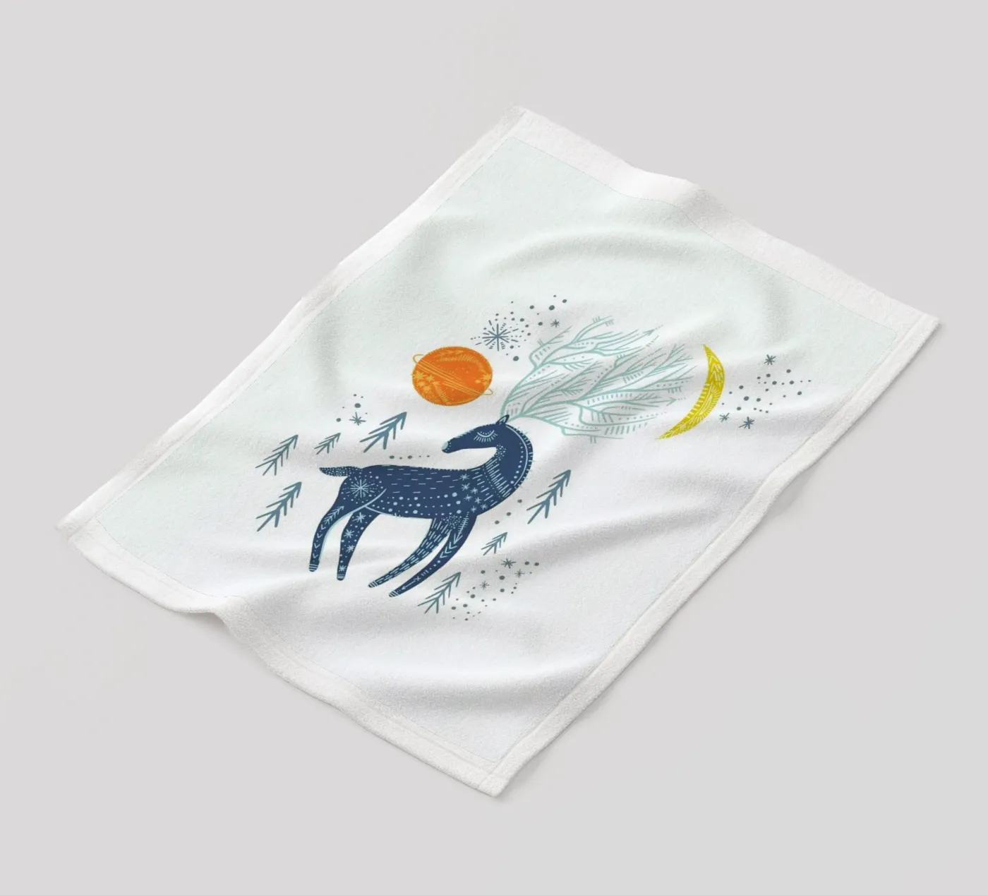 Winter Magic fleece blanket by Little Flourishes