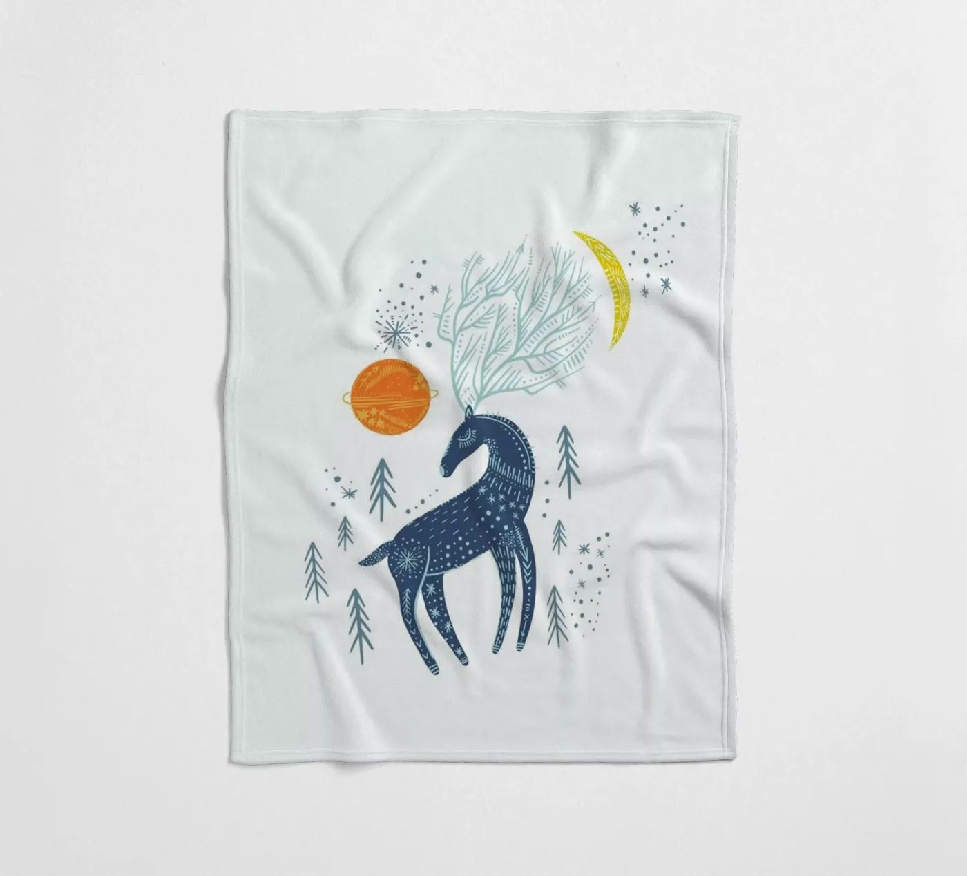 Winter Magic fleece blanket by Little Flourishes