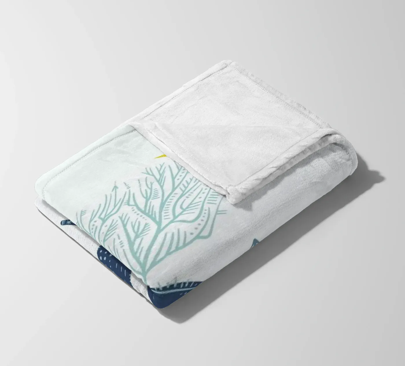 Winter Magic fleece blanket by Little Flourishes