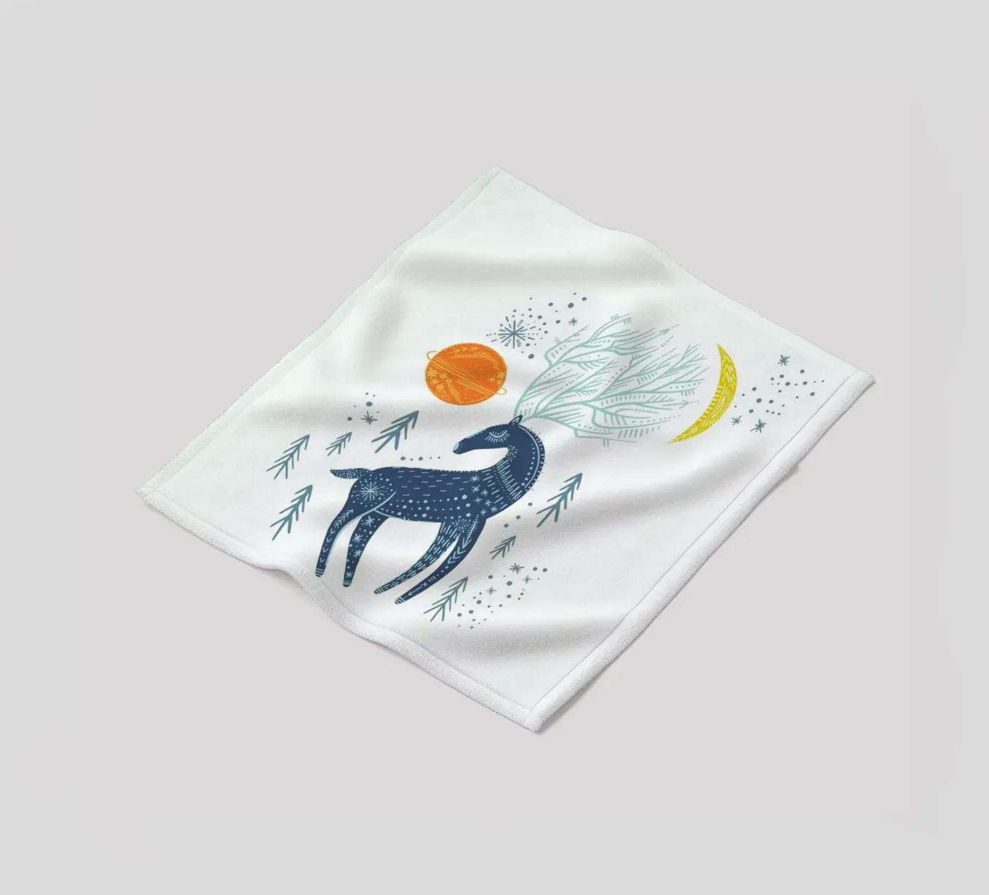 Winter Magic fleece blanket by Little Flourishes