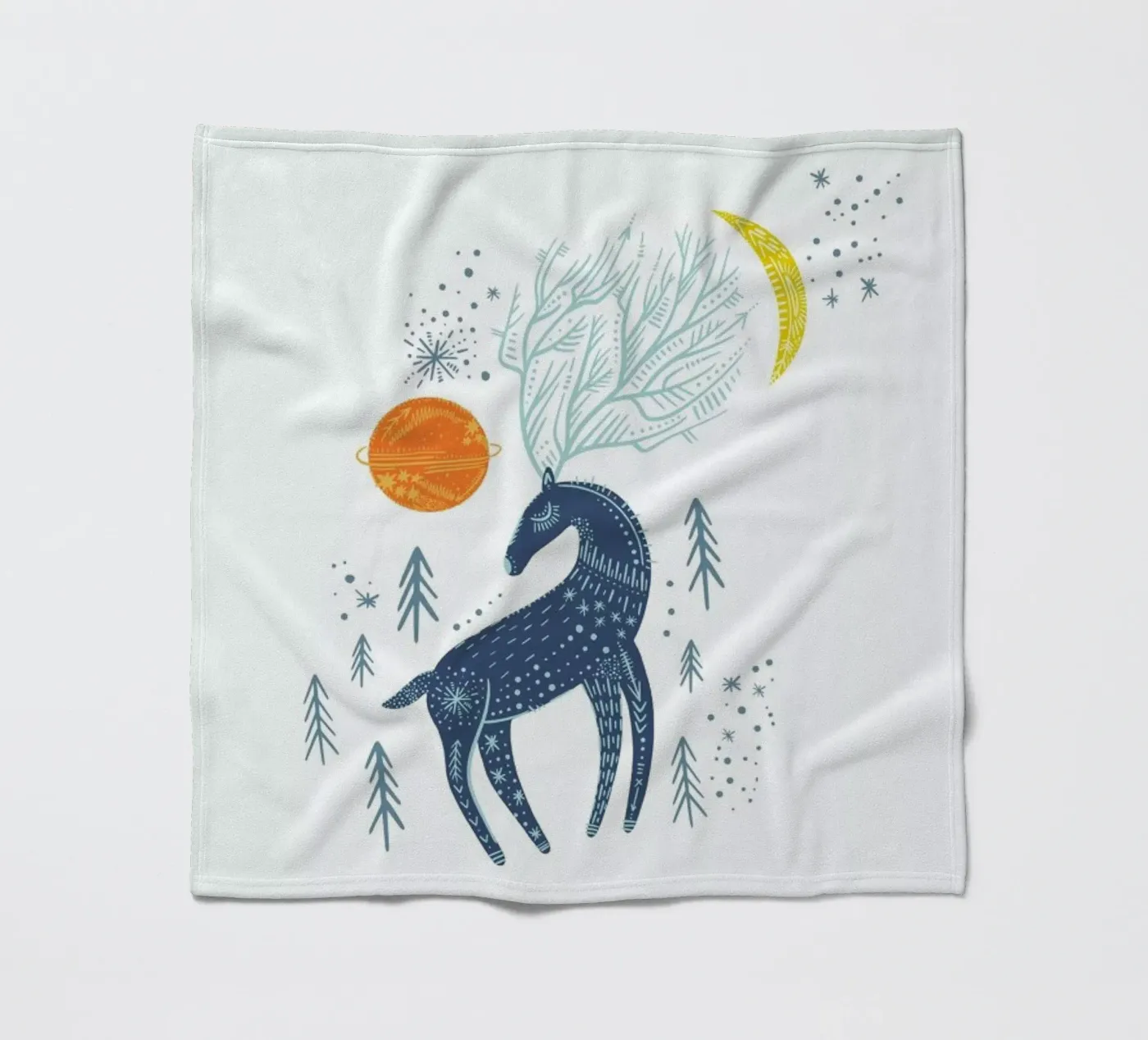 Winter Magic fleece blanket by Little Flourishes