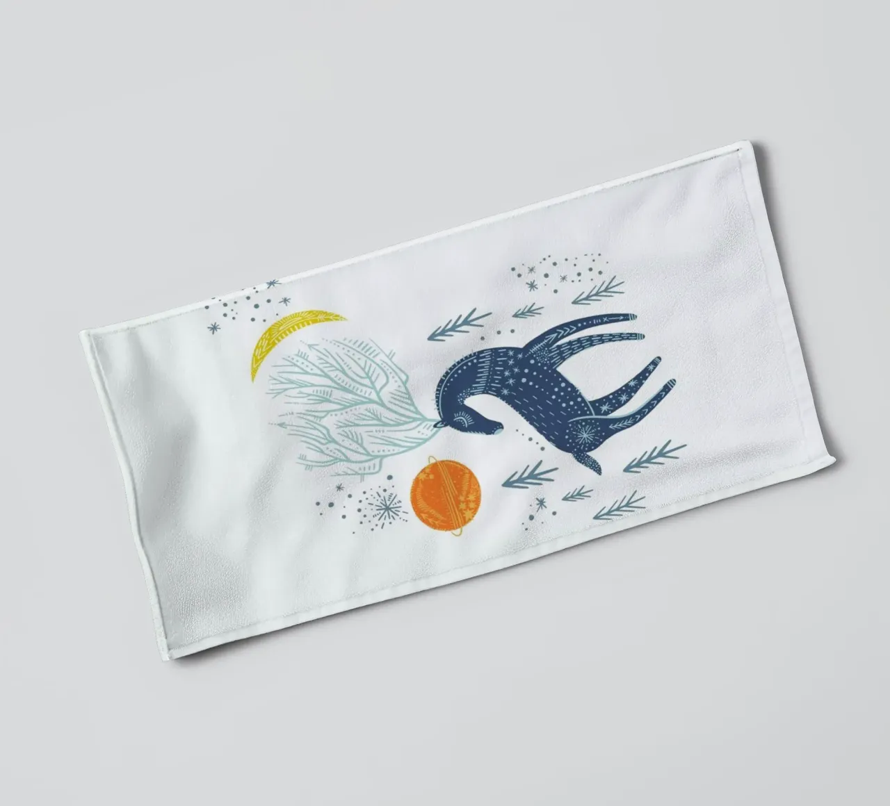 Winter Magic towel by Little Flourishes