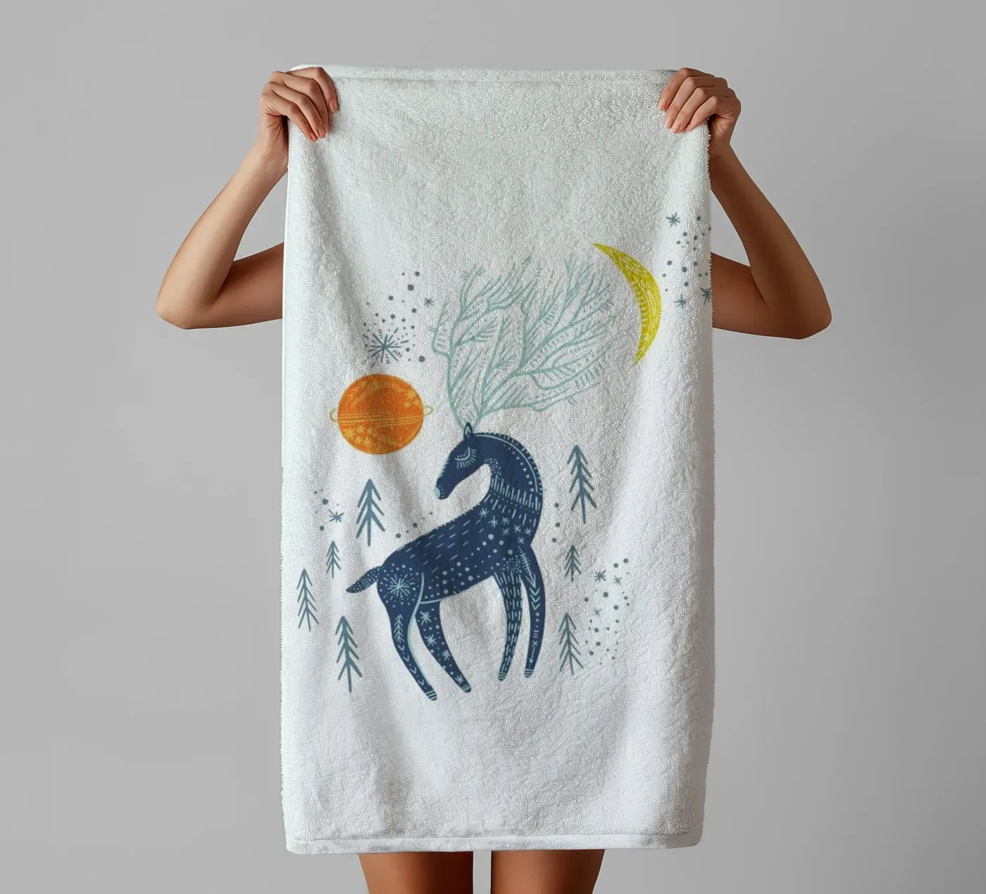 Winter Magic asciugamano da bagno da Little Flourishes