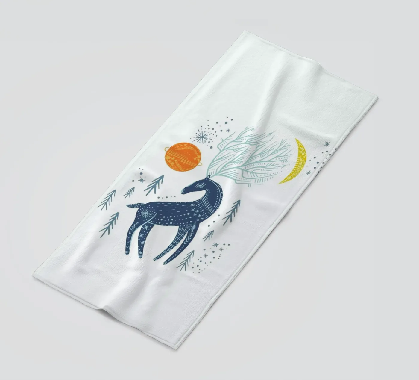 Winter Magic beach towel by Little Flourishes