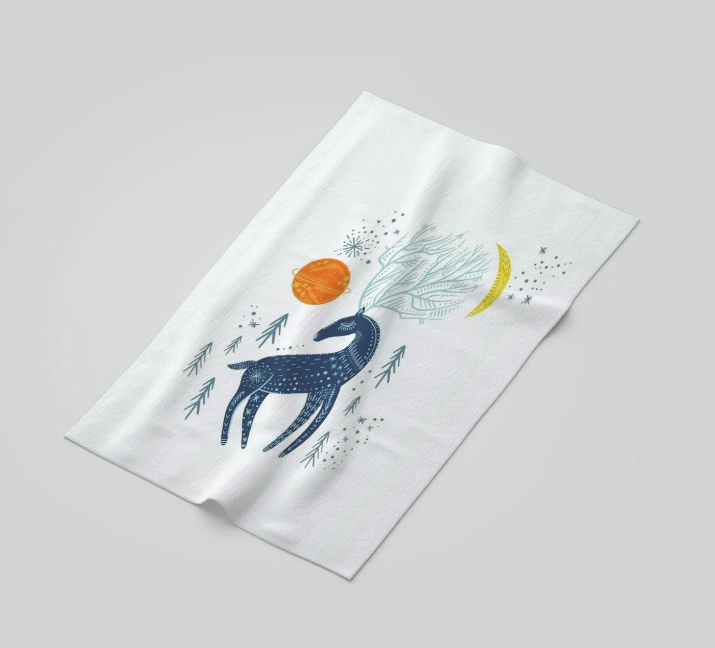 Winter Magic beach towel by Little Flourishes