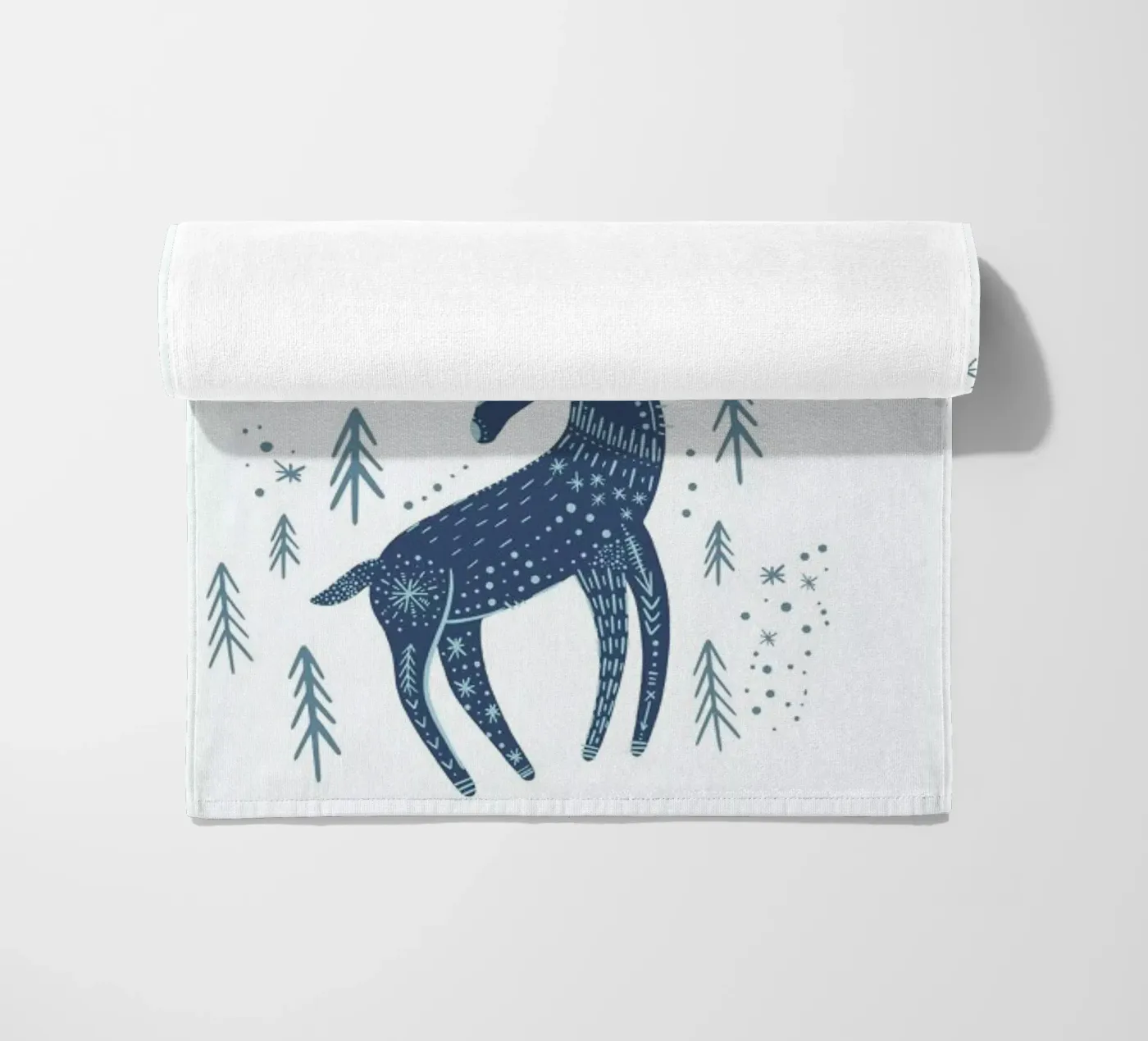 Winter Magic beach towel by Little Flourishes