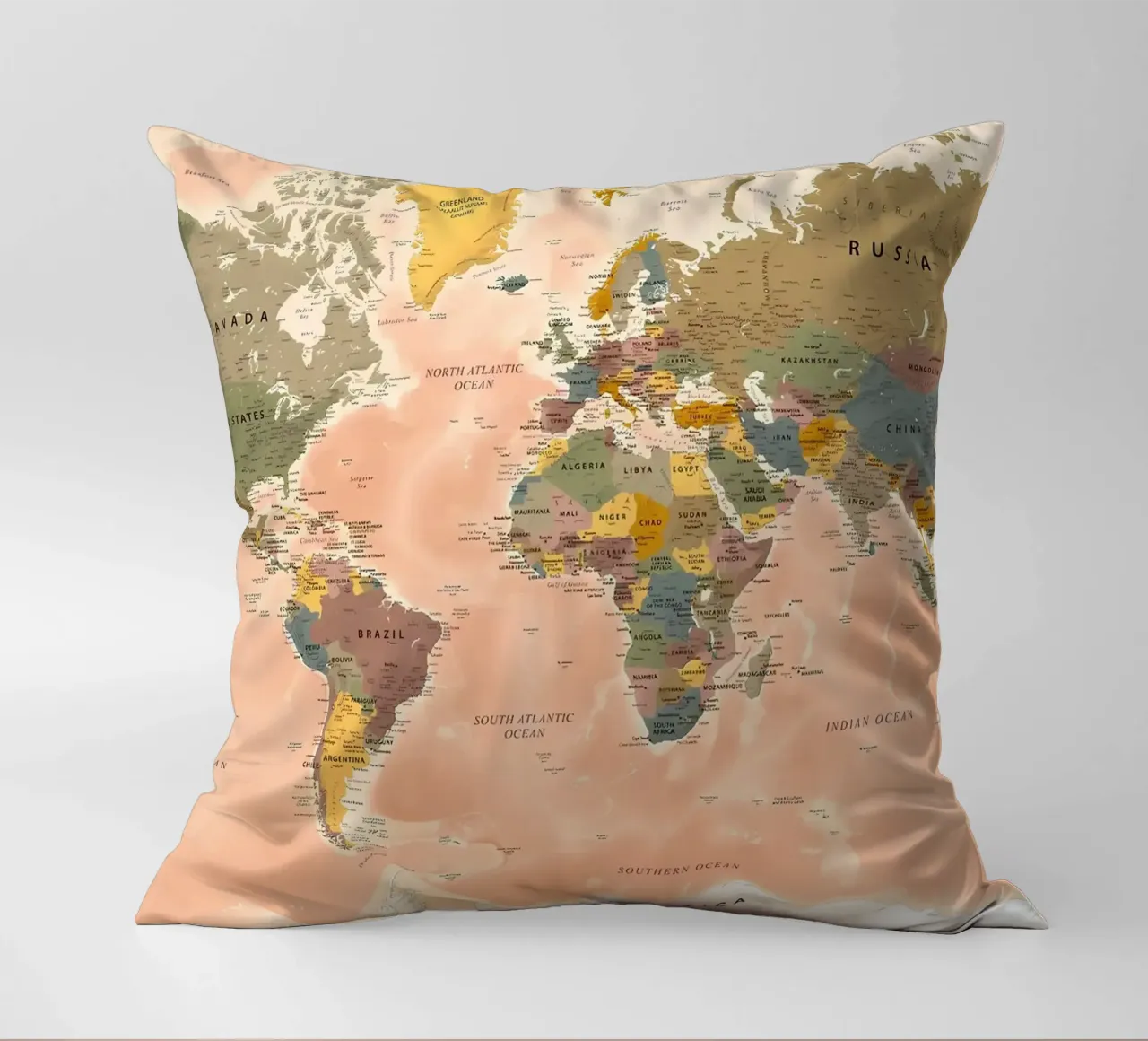 Mappa del mondo cuscino da Aiden Garcia