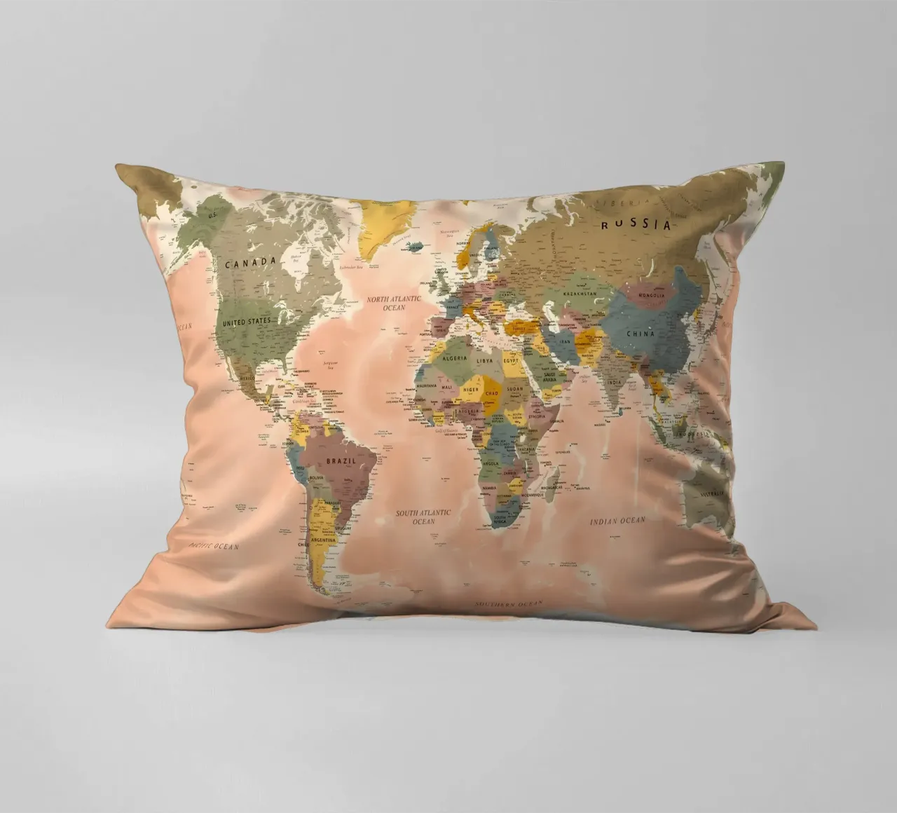 Mappa del mondo cuscino da Aiden Garcia
