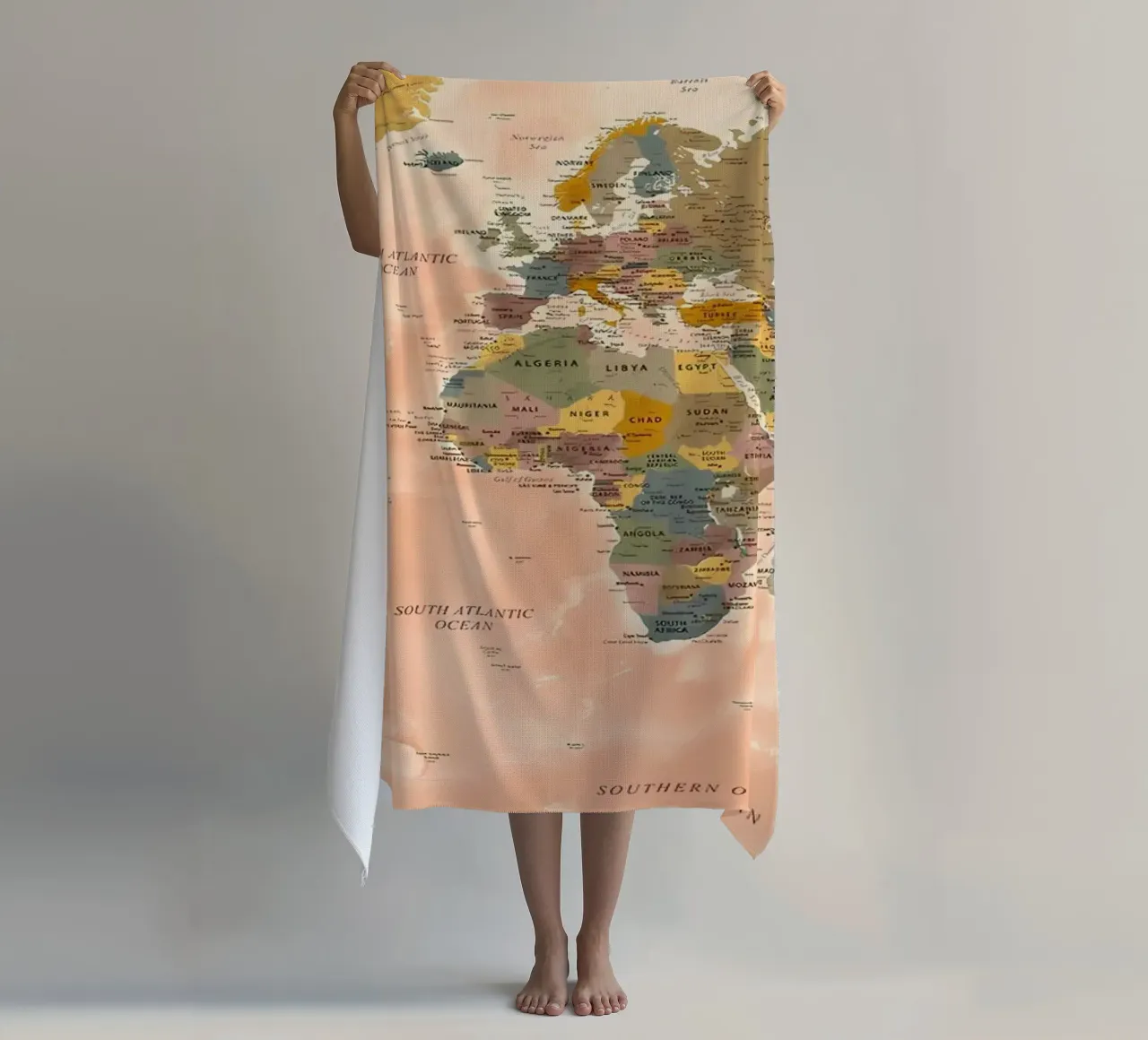 Mappa del mondo telo mare da Aiden Garcia