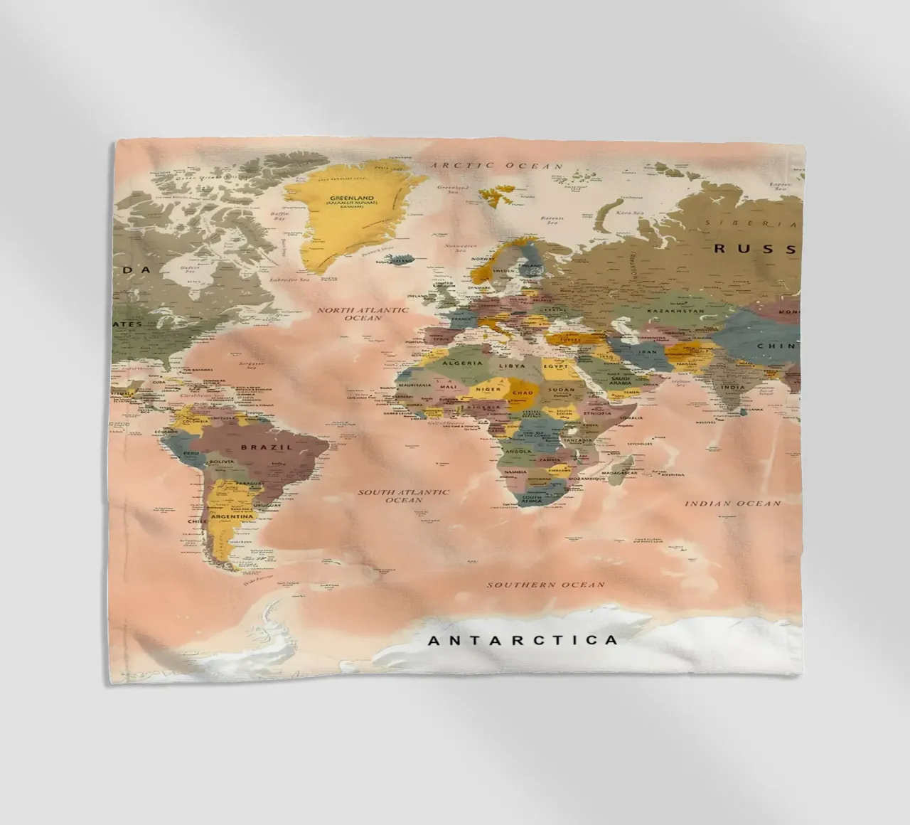 Mappa del mondo telo mare da Aiden Garcia