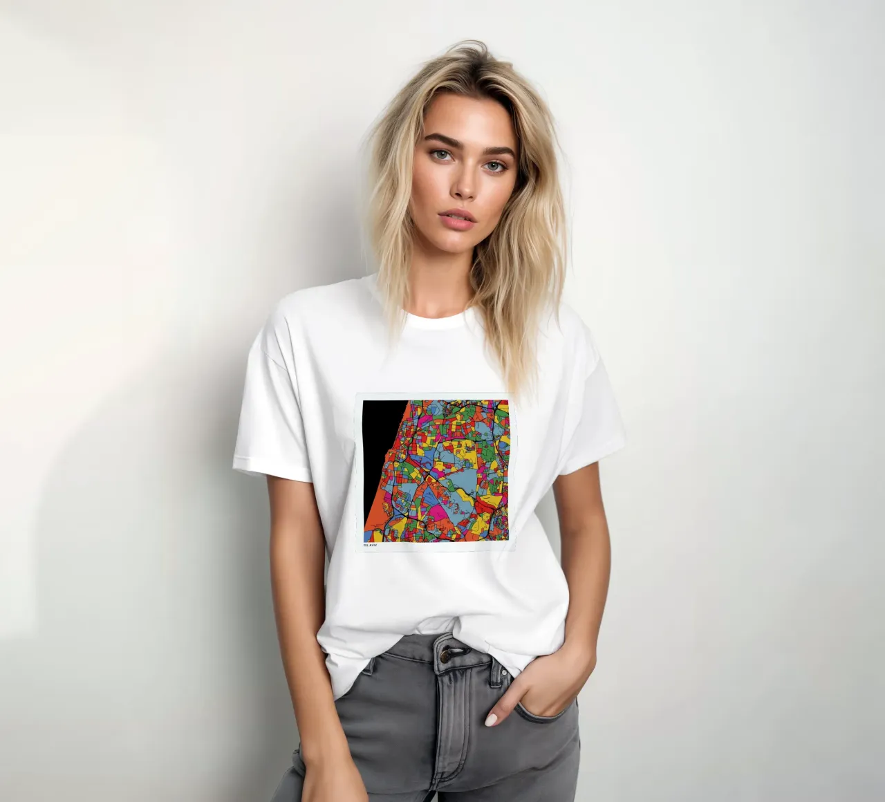 Tel Aviv t-shirt da The Cartography Collection