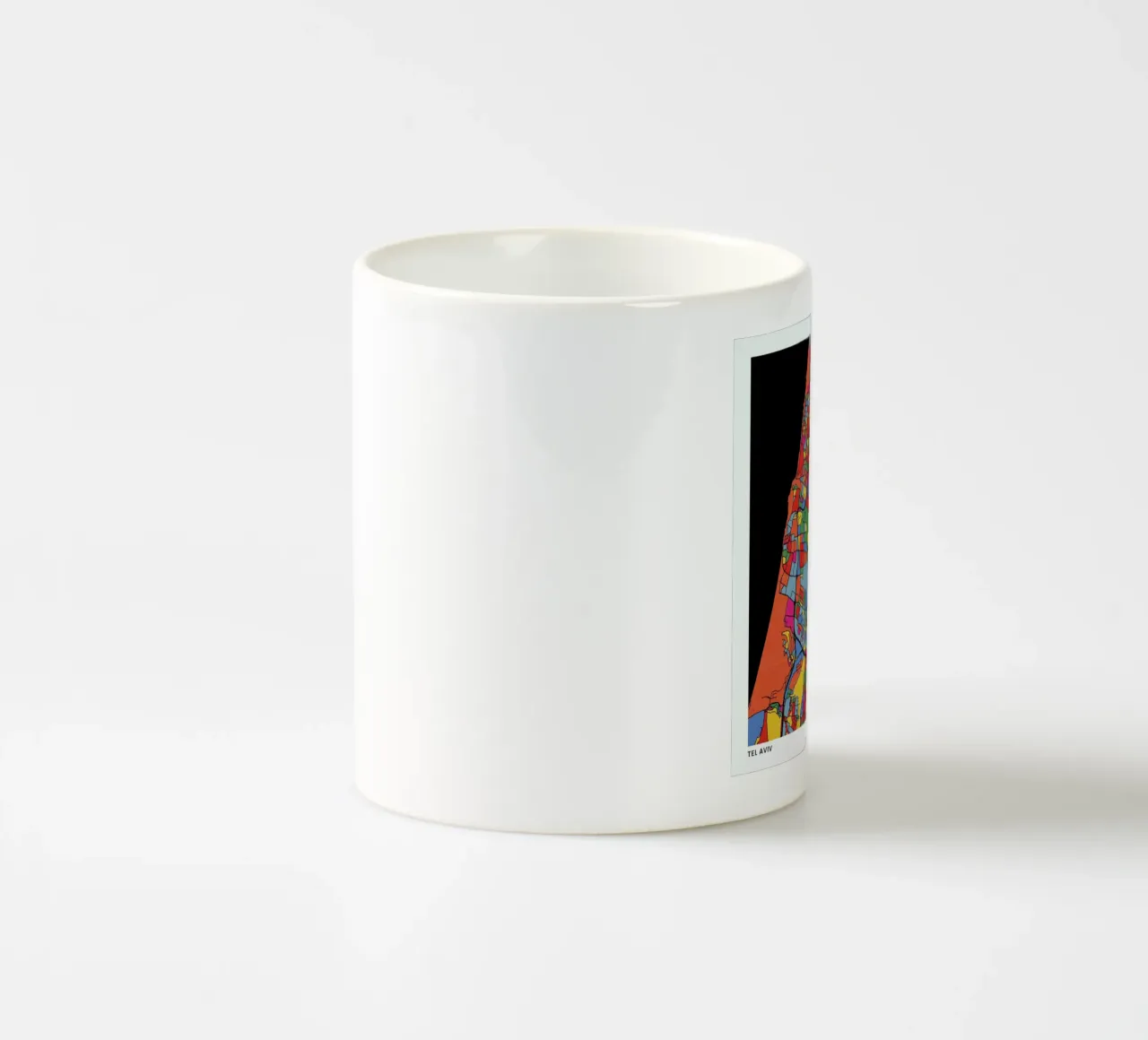 Tel Aviv tazza in ceramica da The Cartography Collection