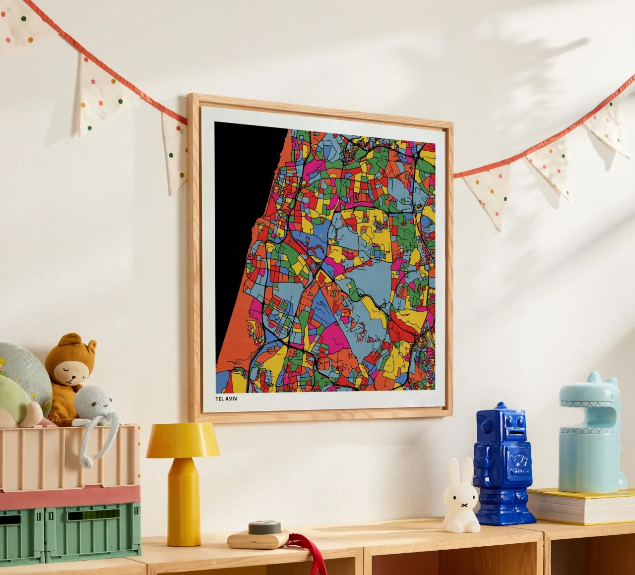 Tel Aviv plexiglass da The Cartography Collection