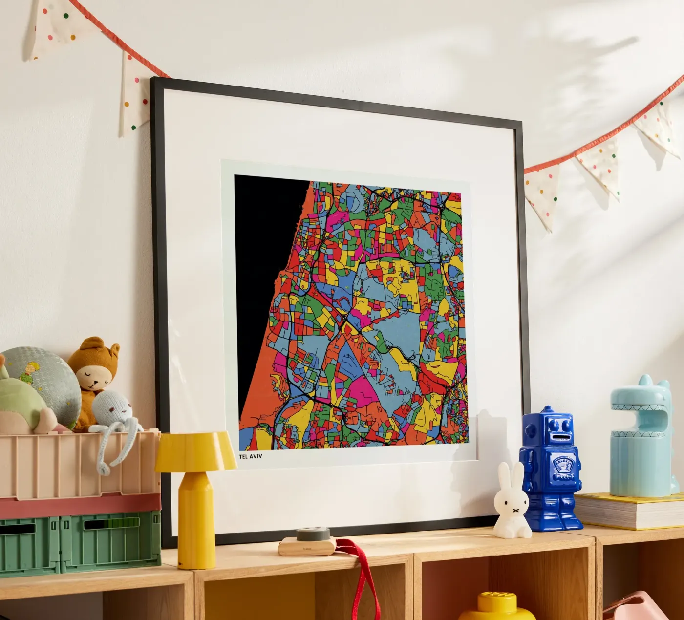 Tel Aviv poster da The Cartography Collection