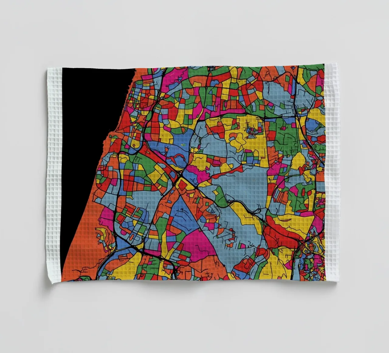 Tel Aviv canovaccio da cucina da The Cartography Collection