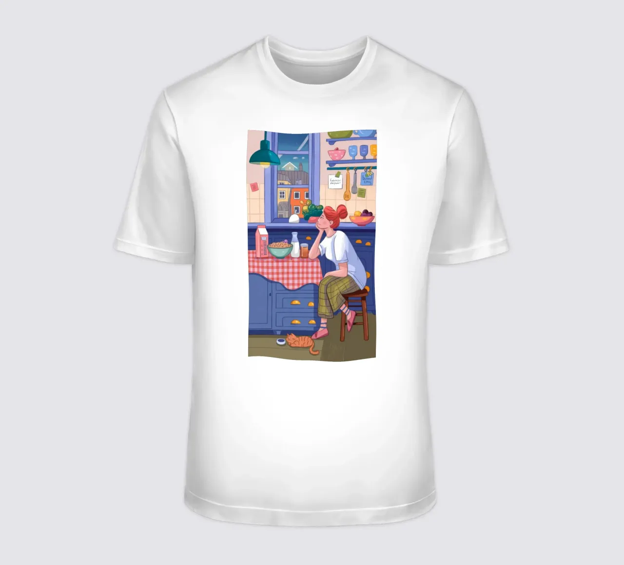 Momenti di cucina accogliente t-shirt da Nebula Verse