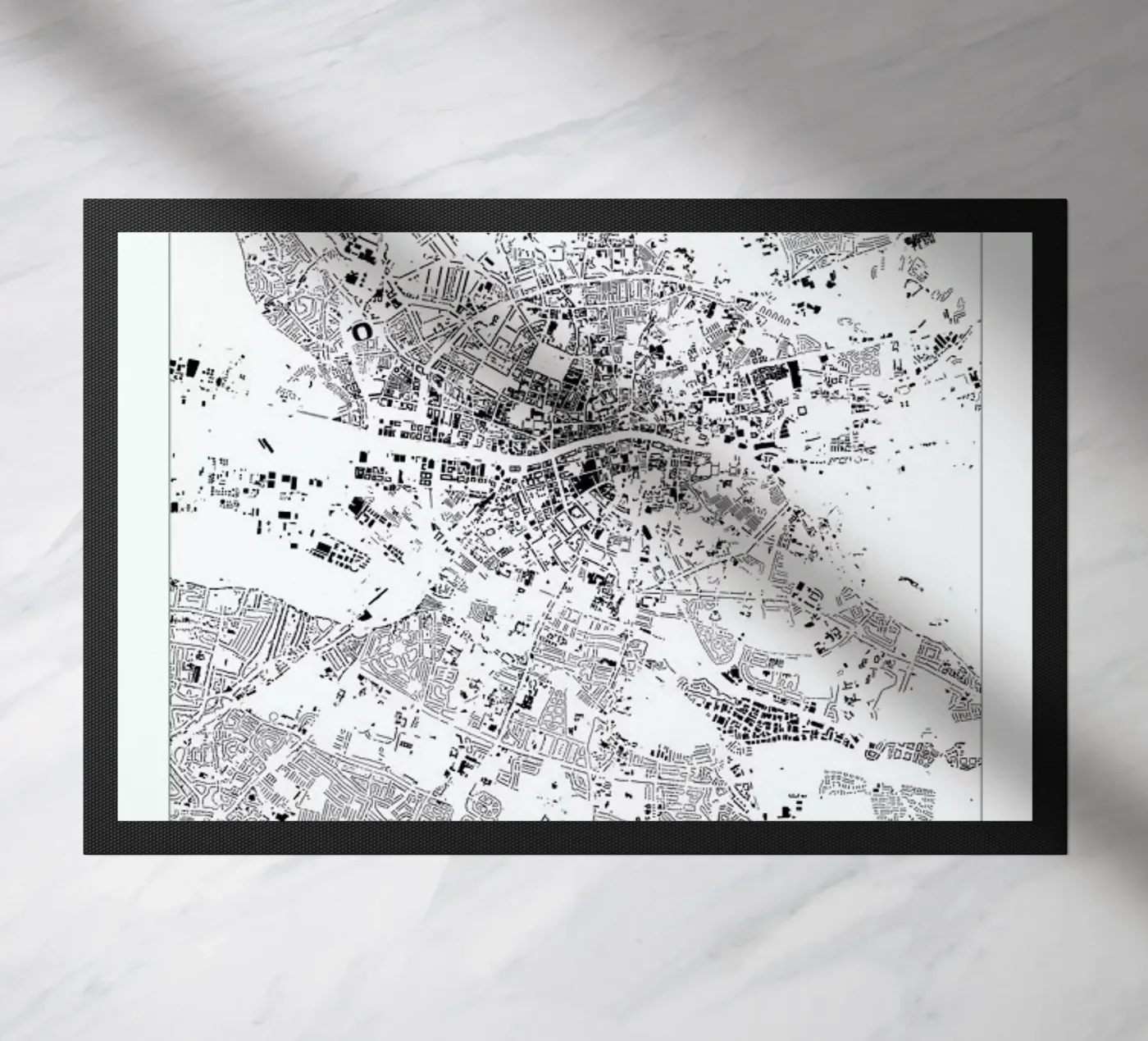 Dublin paillasson de The Cartography Collection