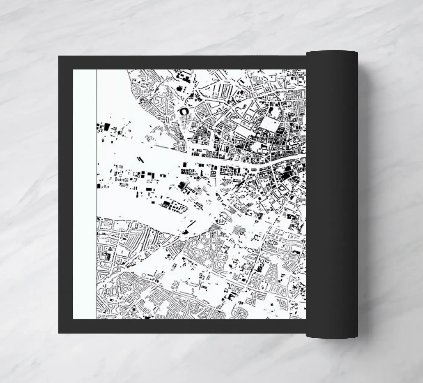 Dublin deurmat van The Cartography Collection