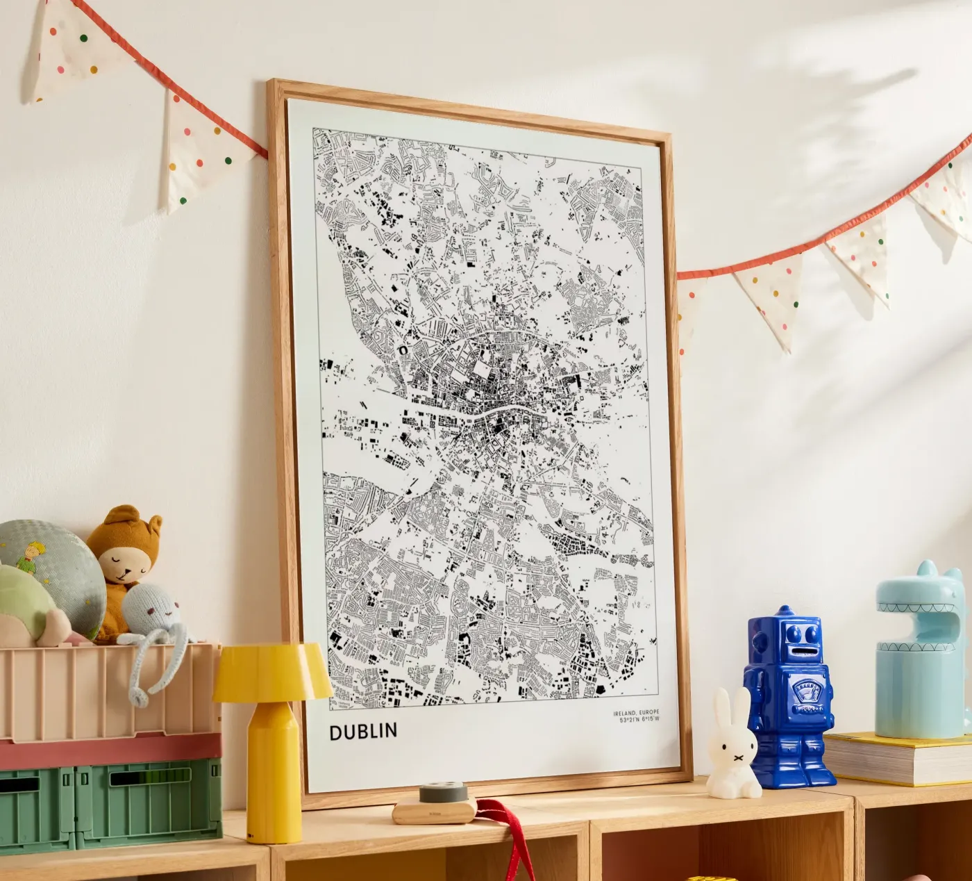 Dublin plexiglas de The Cartography Collection