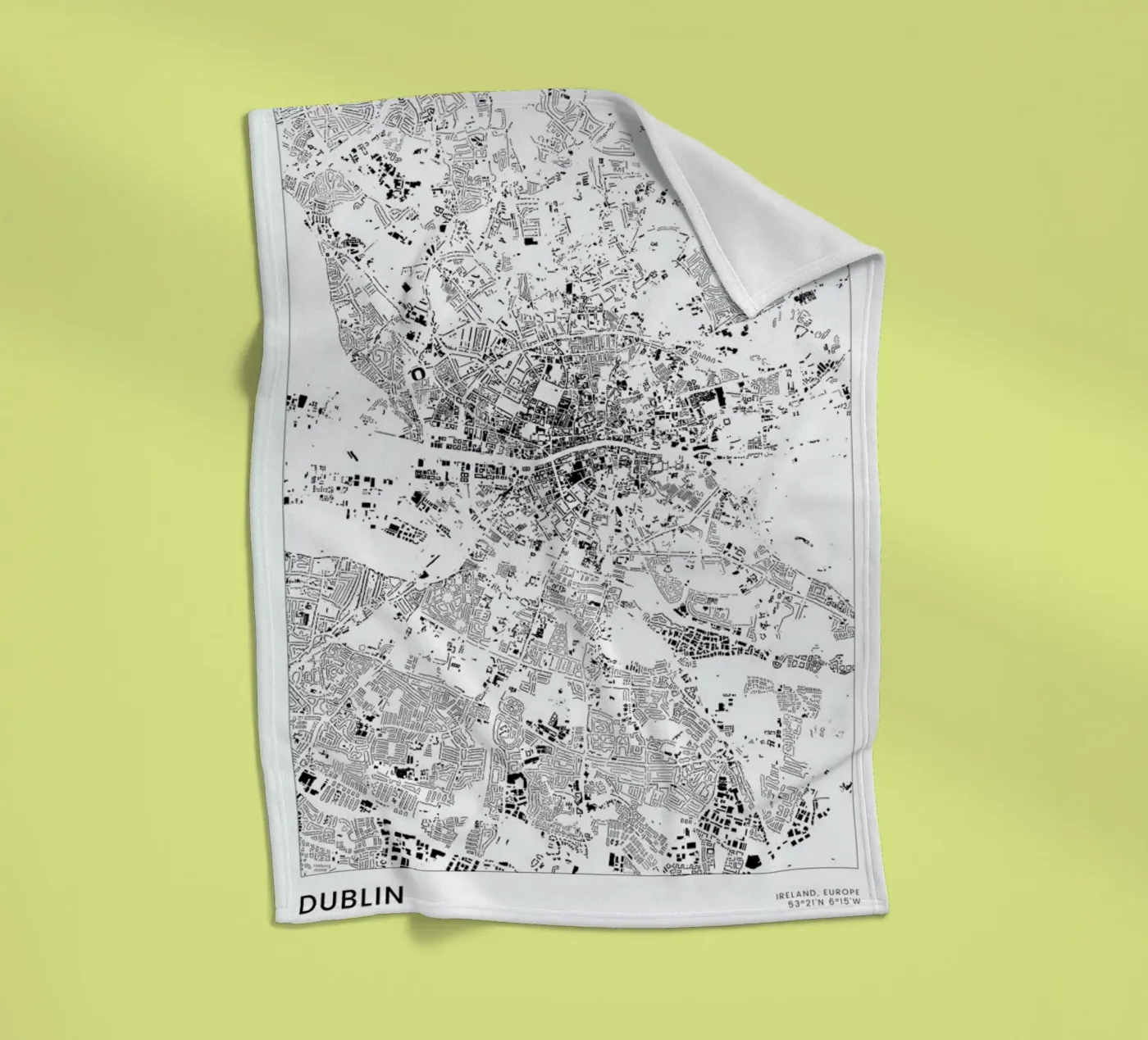 Dublin coperta in pile da The Cartography Collection