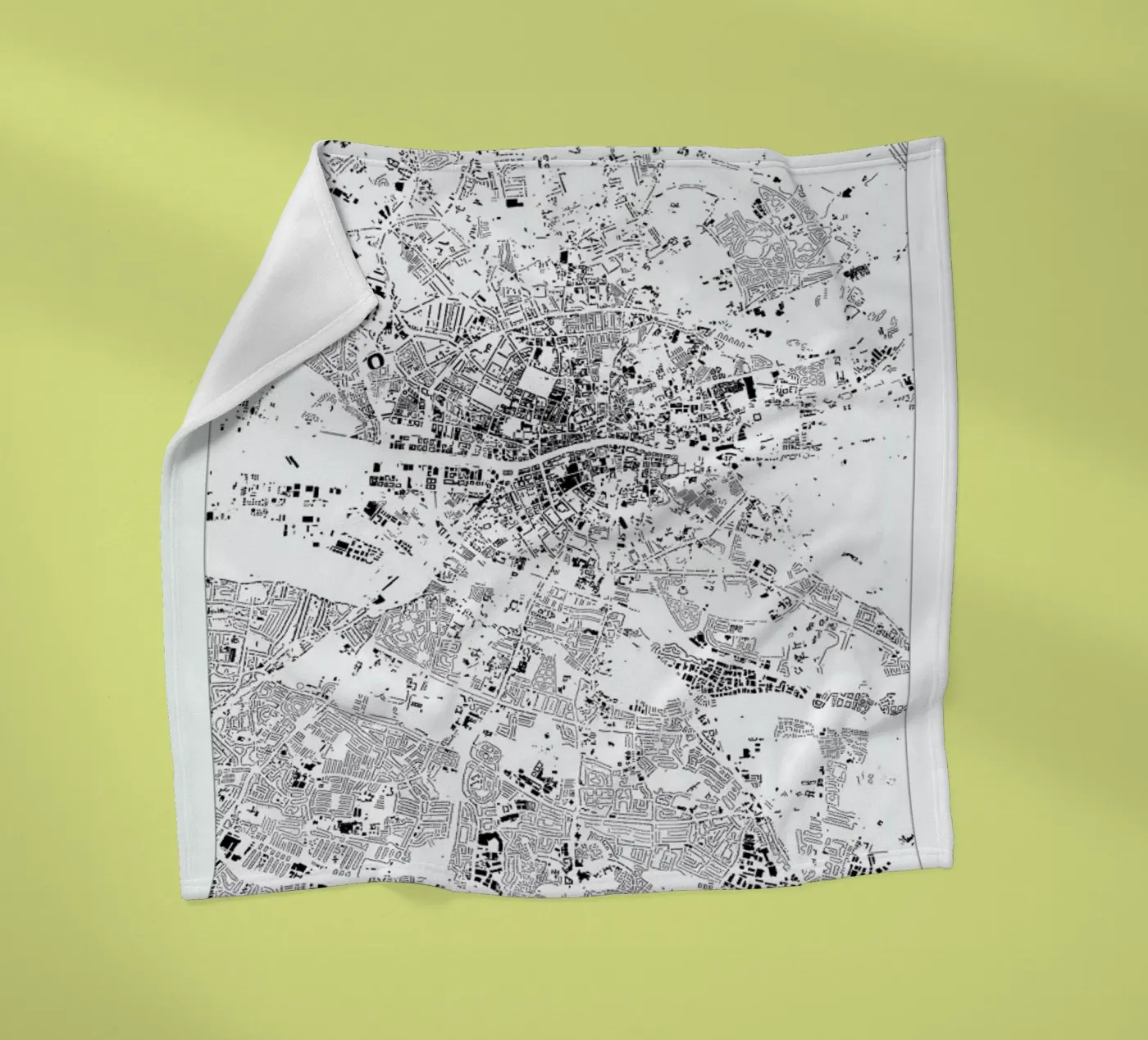 Dublin coperta in pile da The Cartography Collection