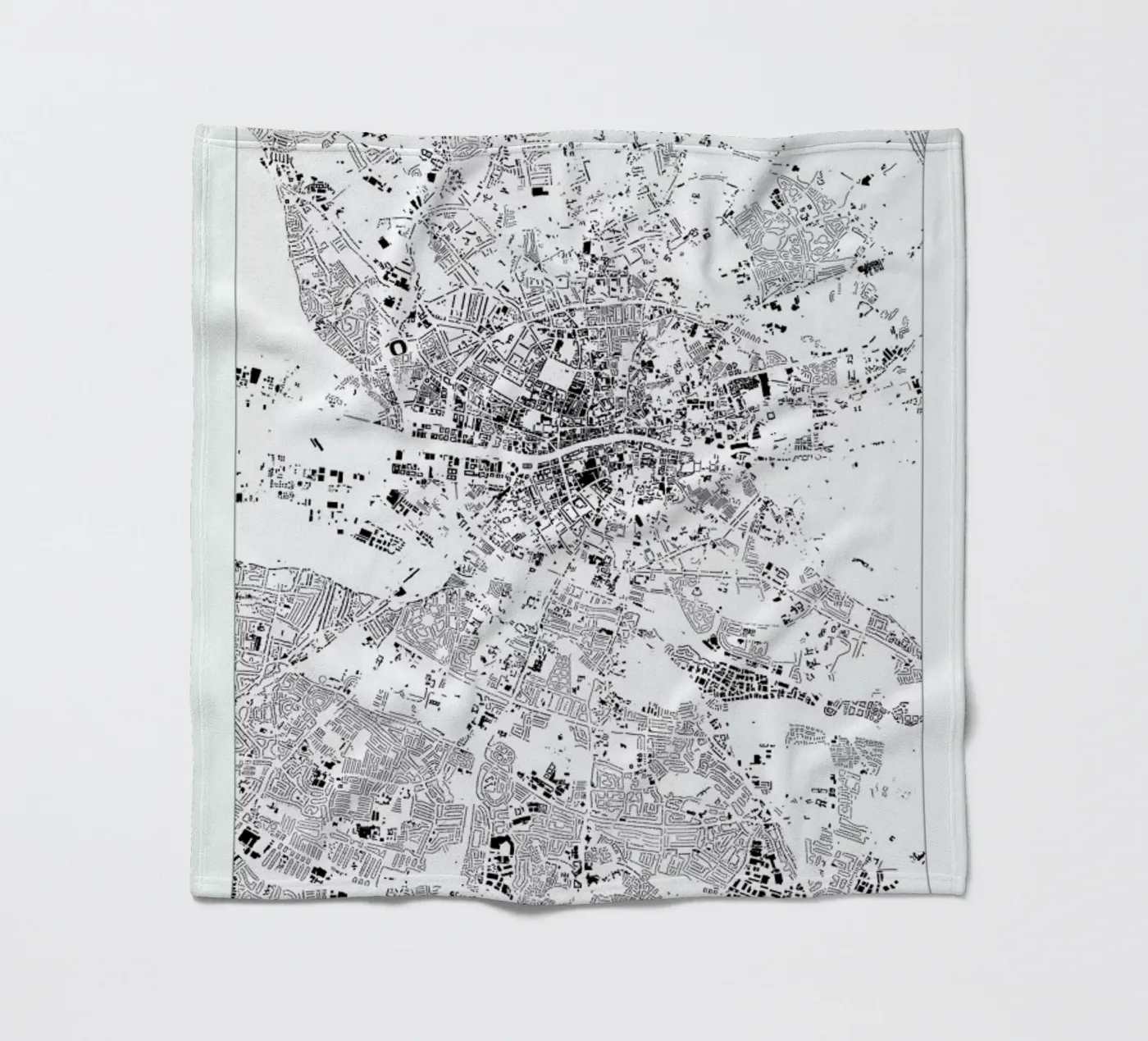 Dublin coperta in pile da The Cartography Collection