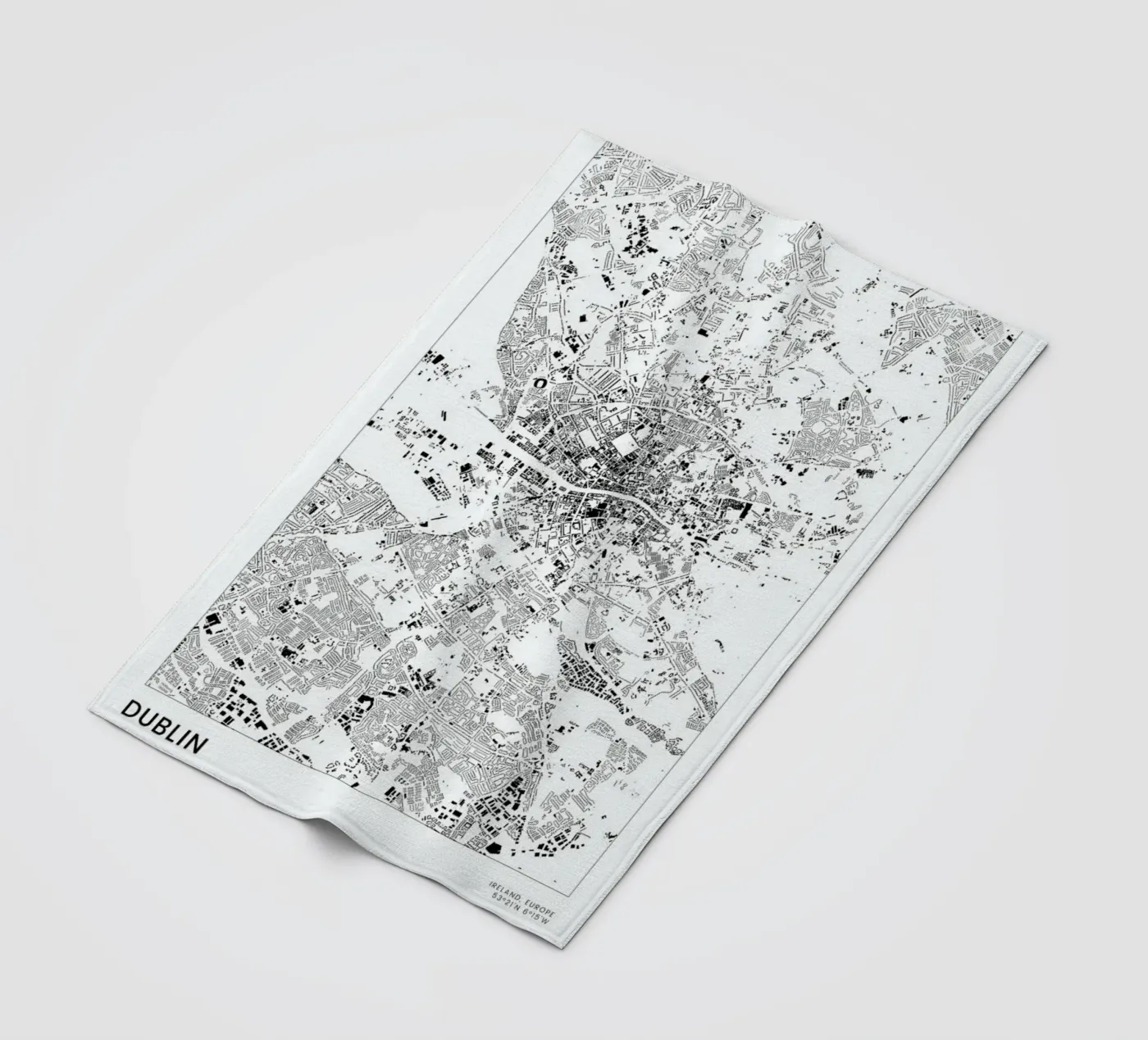 Dublin coperta in pile da The Cartography Collection