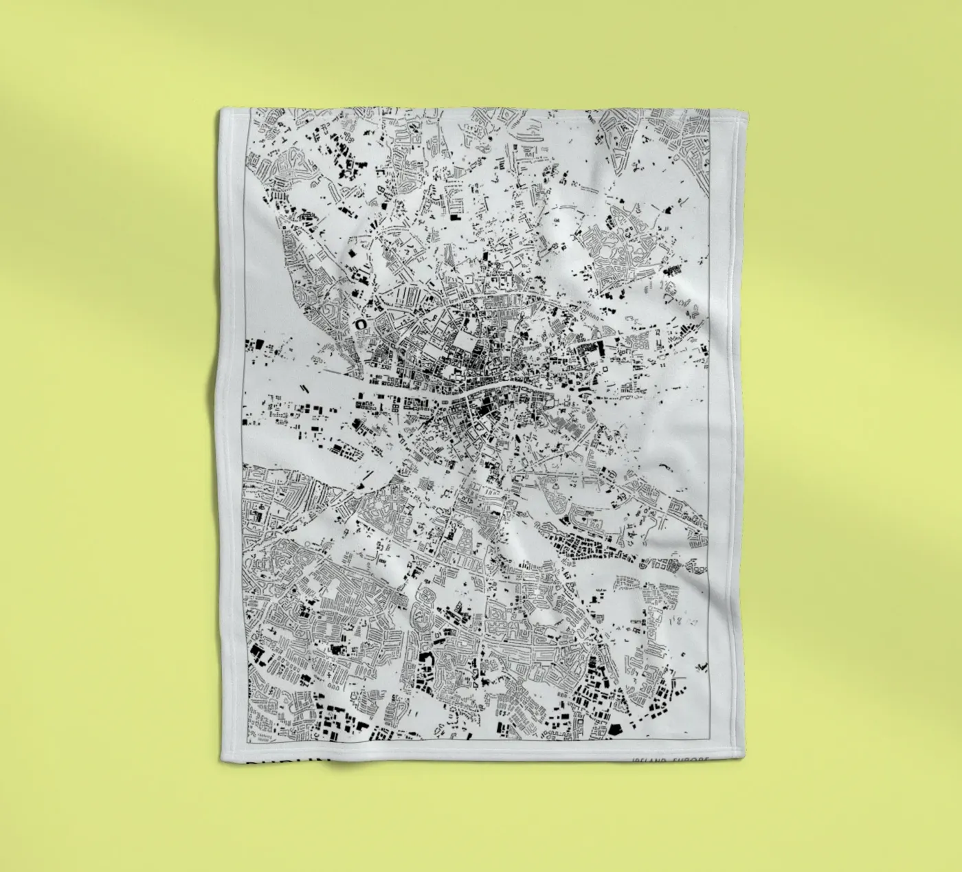 Dublin coperta in pile da The Cartography Collection