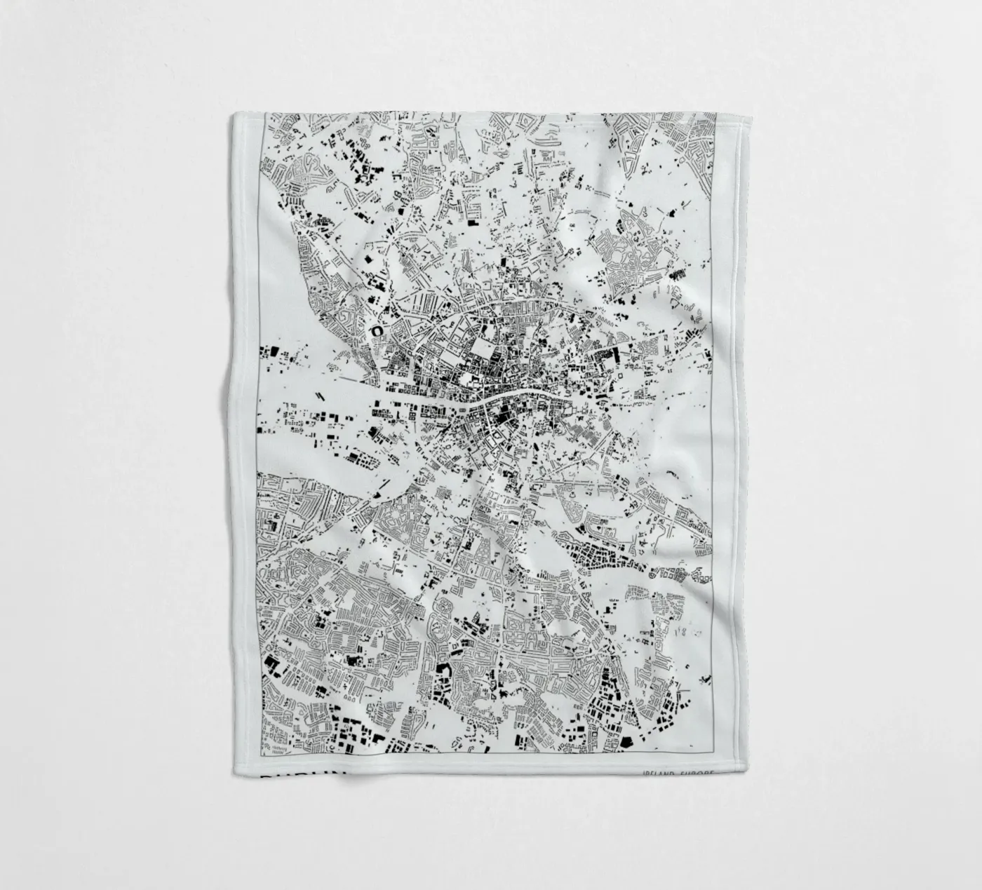 Dublin coperta in pile da The Cartography Collection