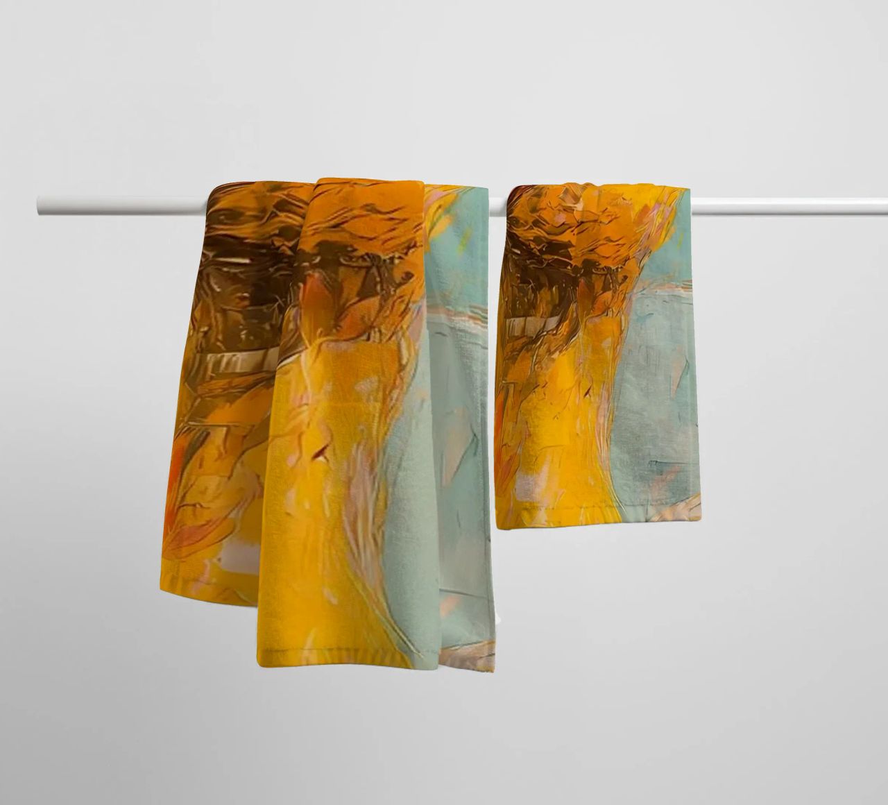 Eend met hoed van wc-papier badhanddoek van Adrian Patel