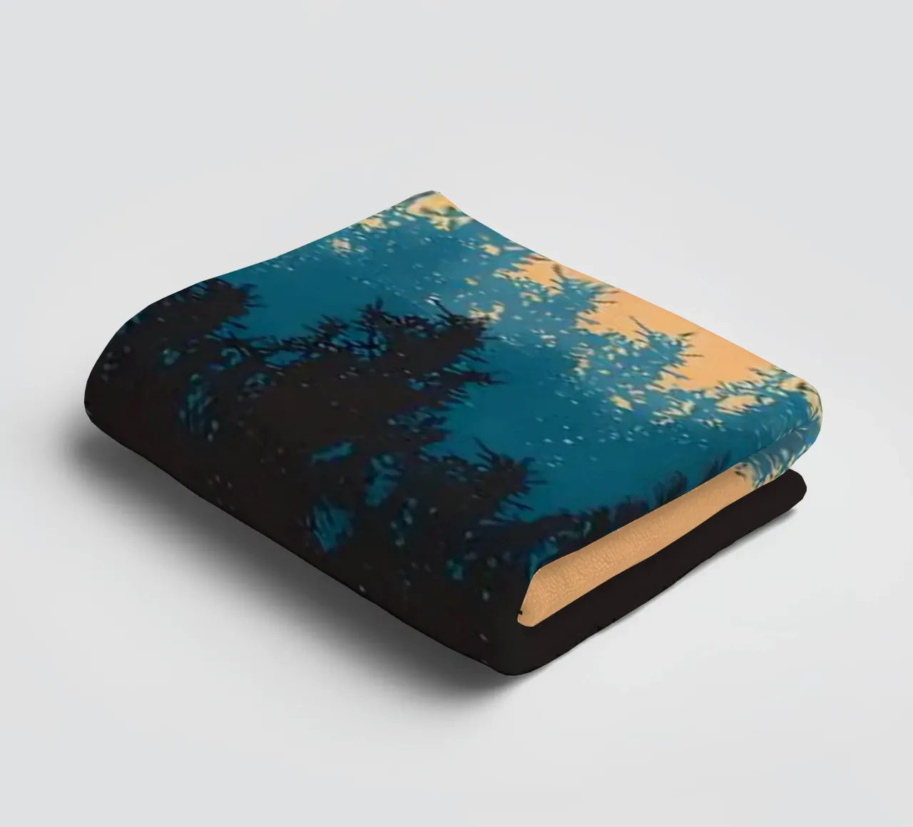 beautiful twilight forest towel by Bartosz Powalka