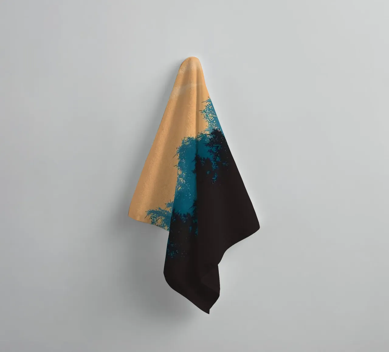 beautiful twilight forest towel by Bartosz Powalka