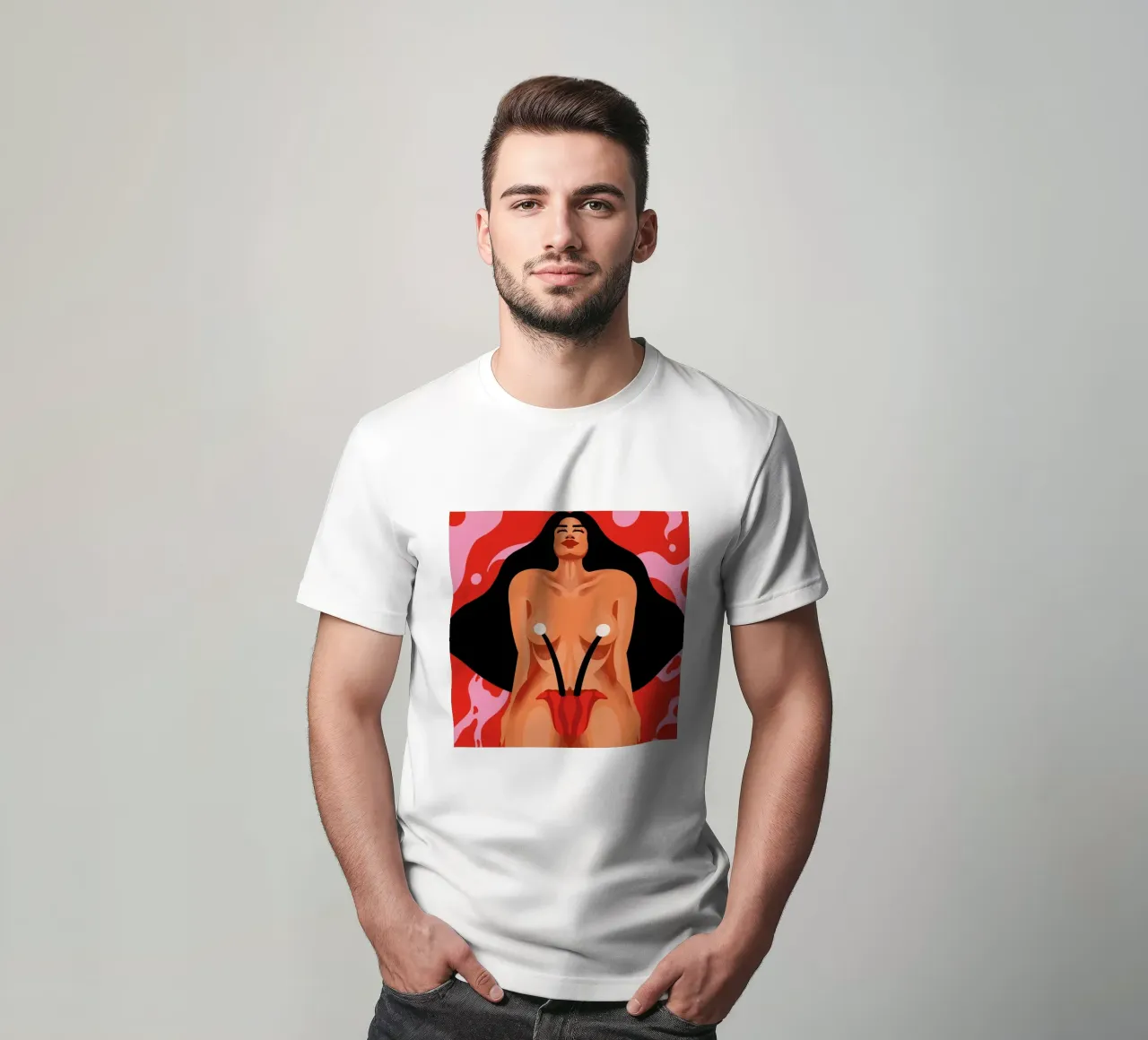 Blossoming t-shirt da Kika illu