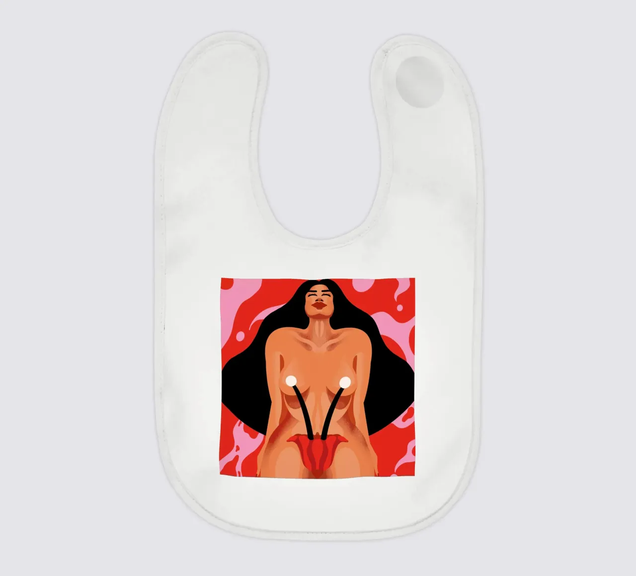 Blossoming bavaglino da Kika illu