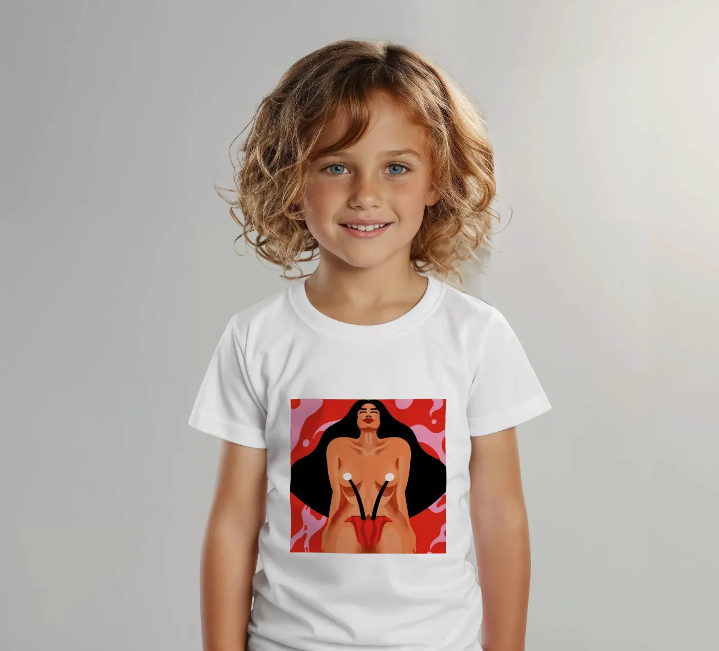 Blossoming t-shirt bambini da Kika illu