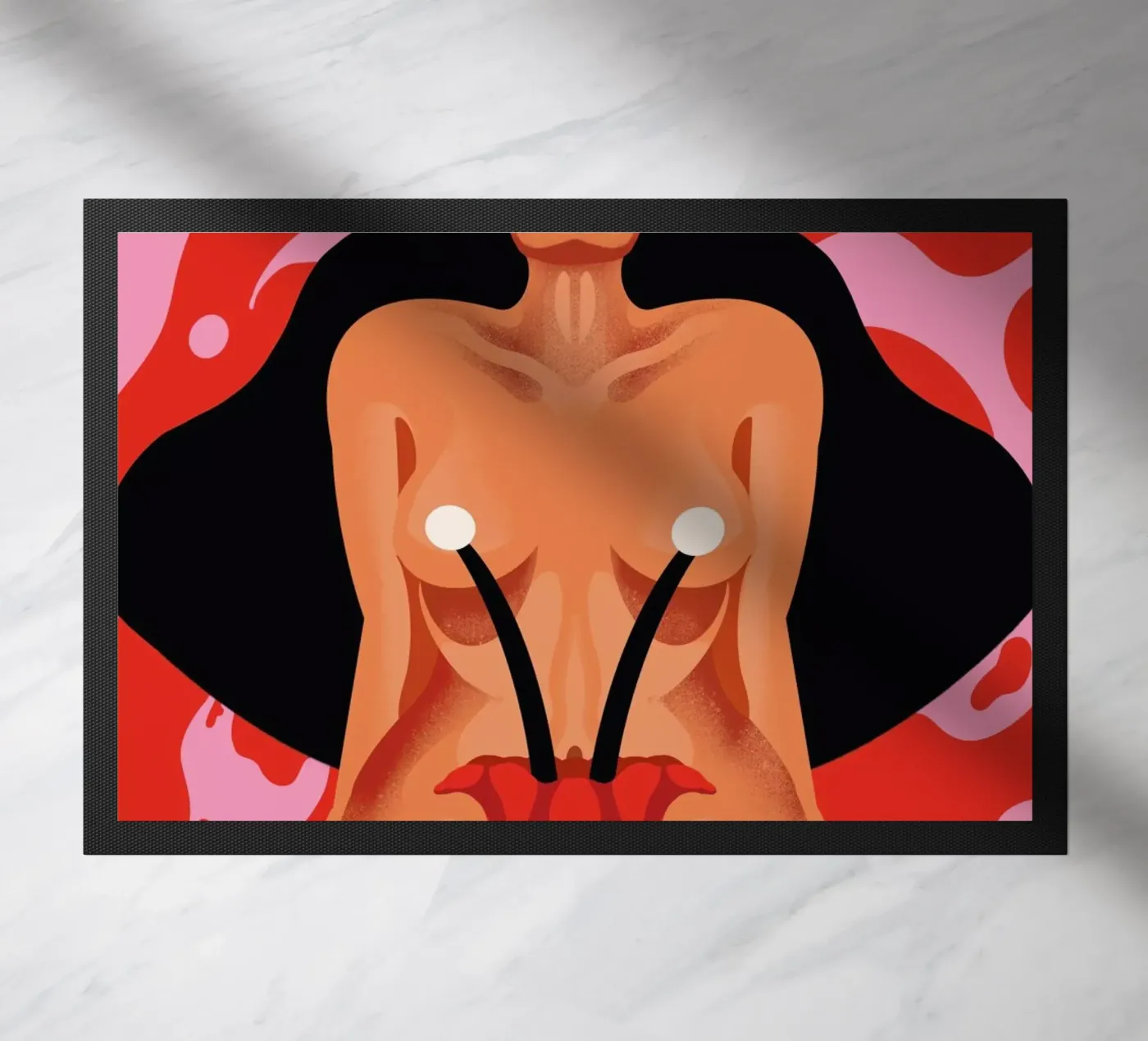 Blossoming paillasson de Kika illu