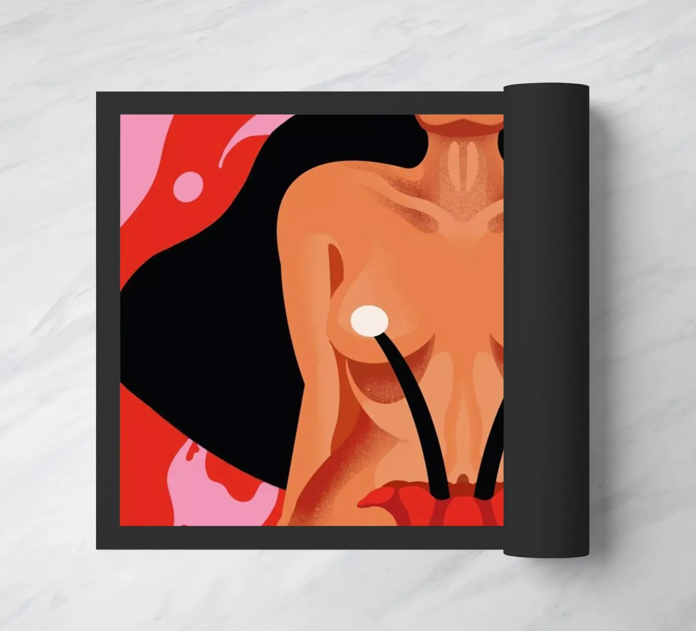 Blossoming paillasson de Kika illu