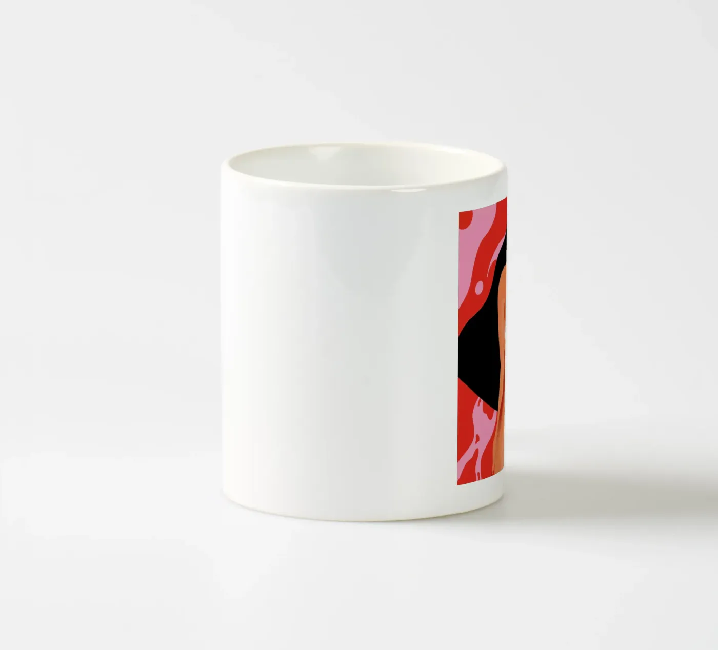 Blossoming ceramic mug by Kika illu